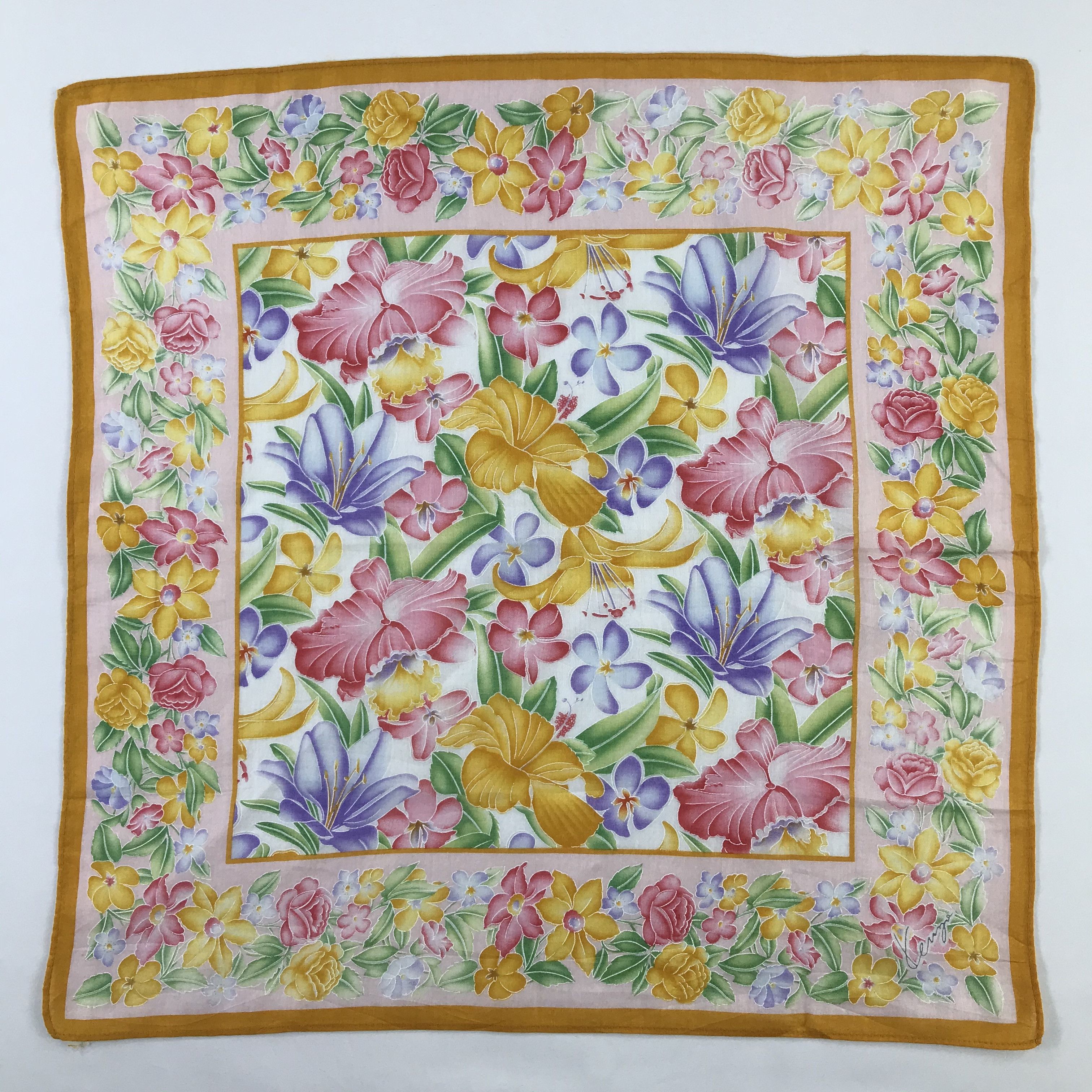 Kenzo × Vintage Kenzo Bandana / Handkerchief / Neckerchief - S667 Size ONE SIZE - 1 Thumbnail