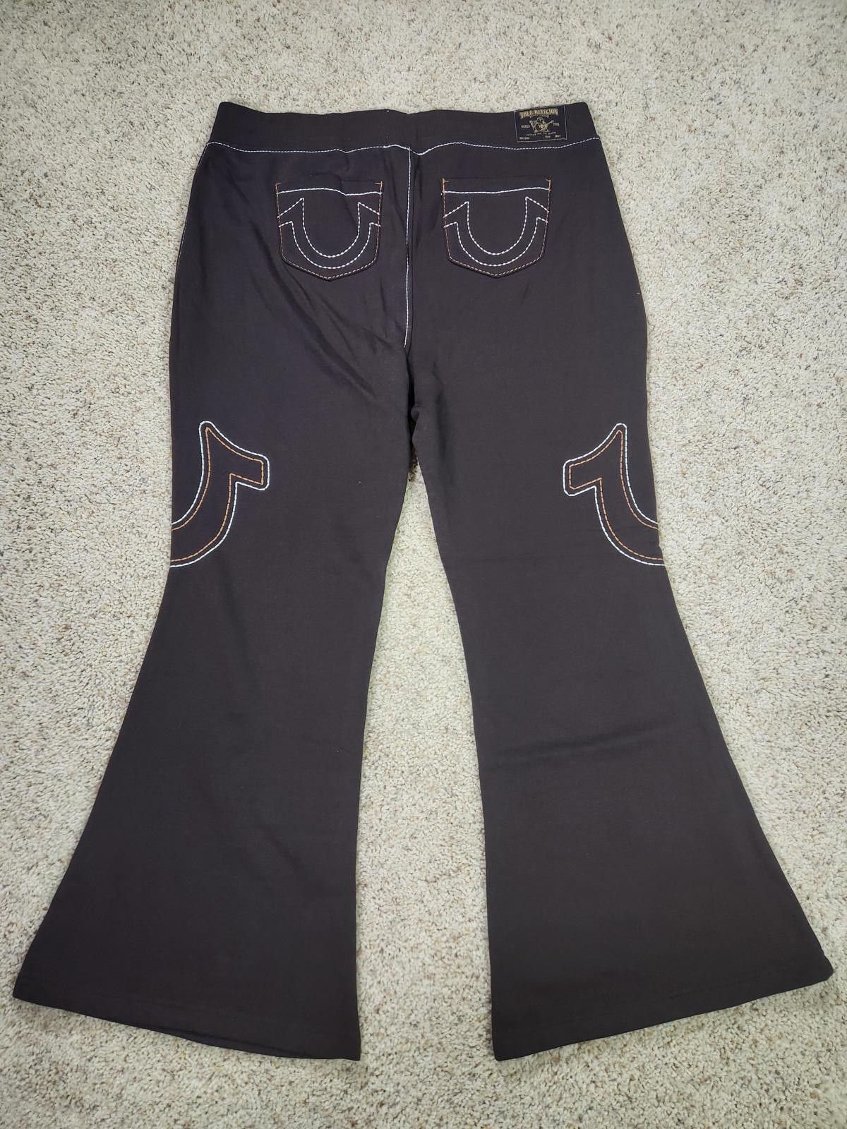 True Religion NEW True Religion Pull-On Flare Jeans Black Anniversary 2XL Size 42" / US 20 - 8 Thumbnail