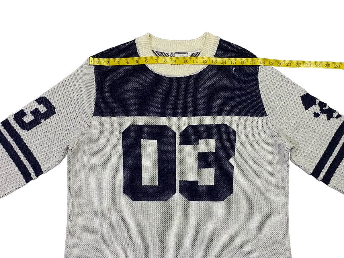 Bape × Nigo Vintage A Bathing Ape Numbering Knit Sweater Size US L / EU 52-54 / 3 - 8 Thumbnail