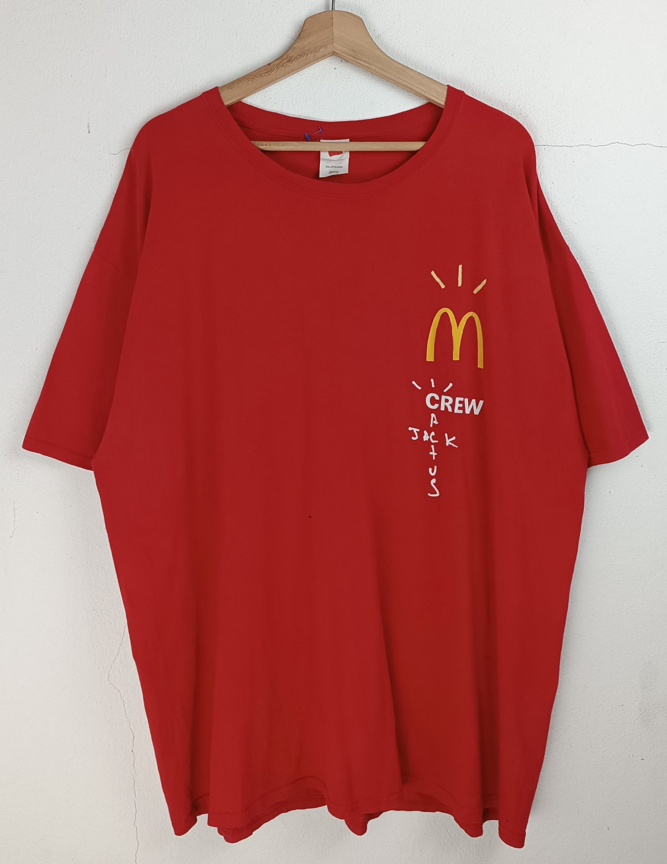 Other TRAVIS SCOTT CACTUS JACK CREW MCDONALD'S RAP TEE Size US XXL / EU 58 / 5 - 3 Thumbnail