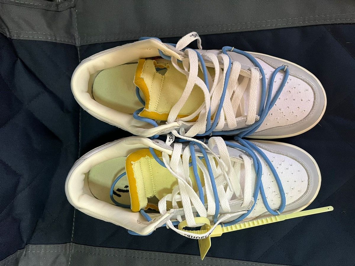 Nike × Off-White × Virgil Abloh Nike Dunk Low Off-White Lot 5 Size US 9 / EU 42 - 5 Thumbnail