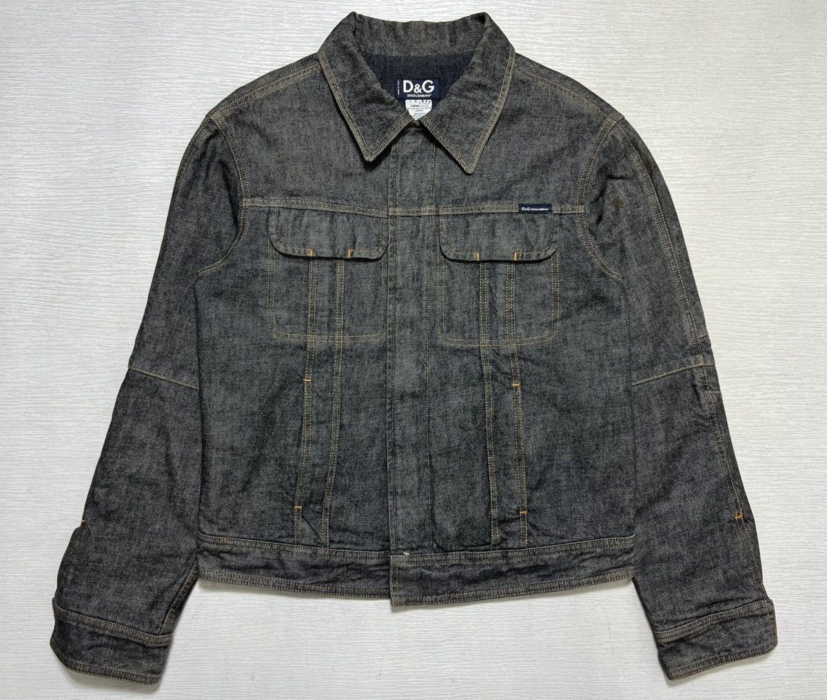 Dolce & Gabbana Dolce & Gabbana - AW03 Velcro Denim Biker Jacket Size US L / EU 52-54 / 3 - 2 Thumbnail