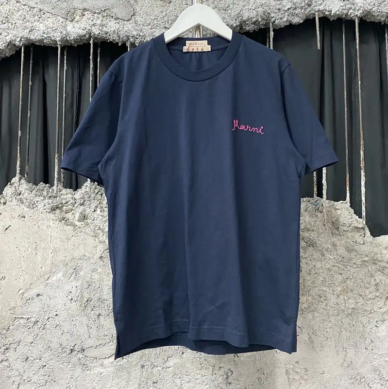 Marni Blue Cotton Women's T-Shirt 0089