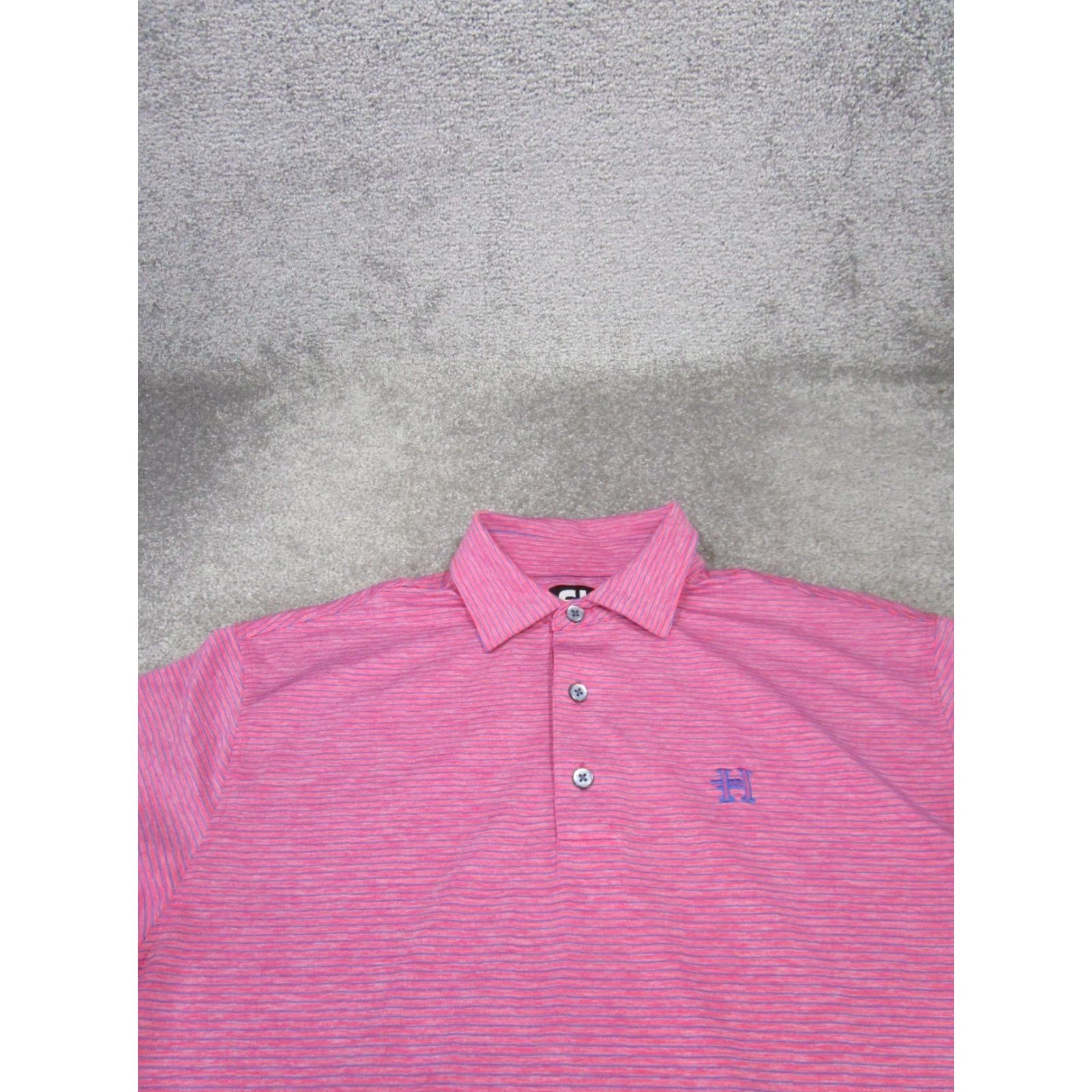 Footjoy Footjoy Polo Shirt Mens L Pink Stretch Performance Golf Shirt Size US L / EU 52-54 / 3 - 2 Thumbnail