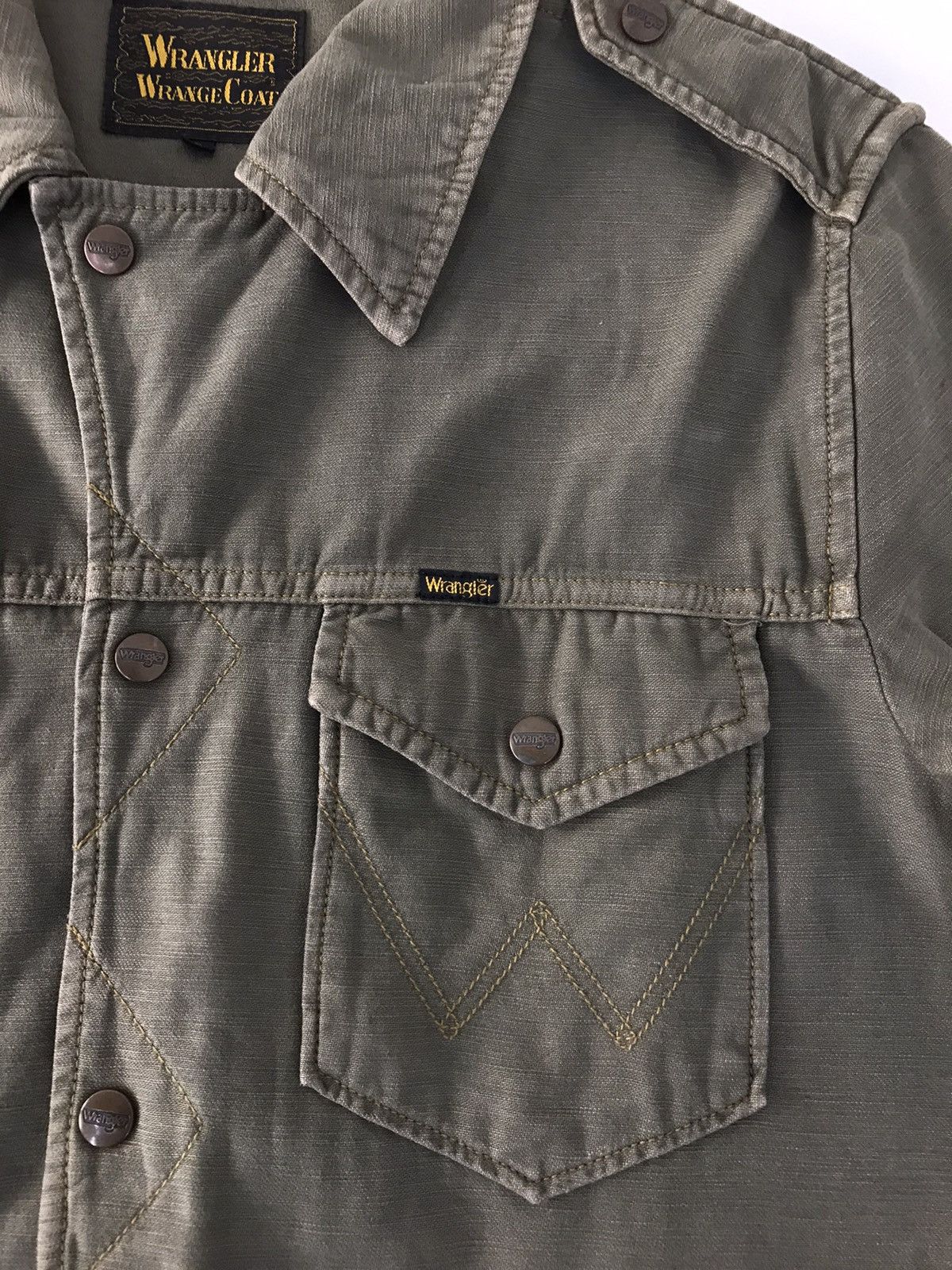 Vintage × Wrangler Vintage Wrangler WrangeCoat Snap Button Up Pocket Size US L / EU 52-54 / 3 - 5 Thumbnail