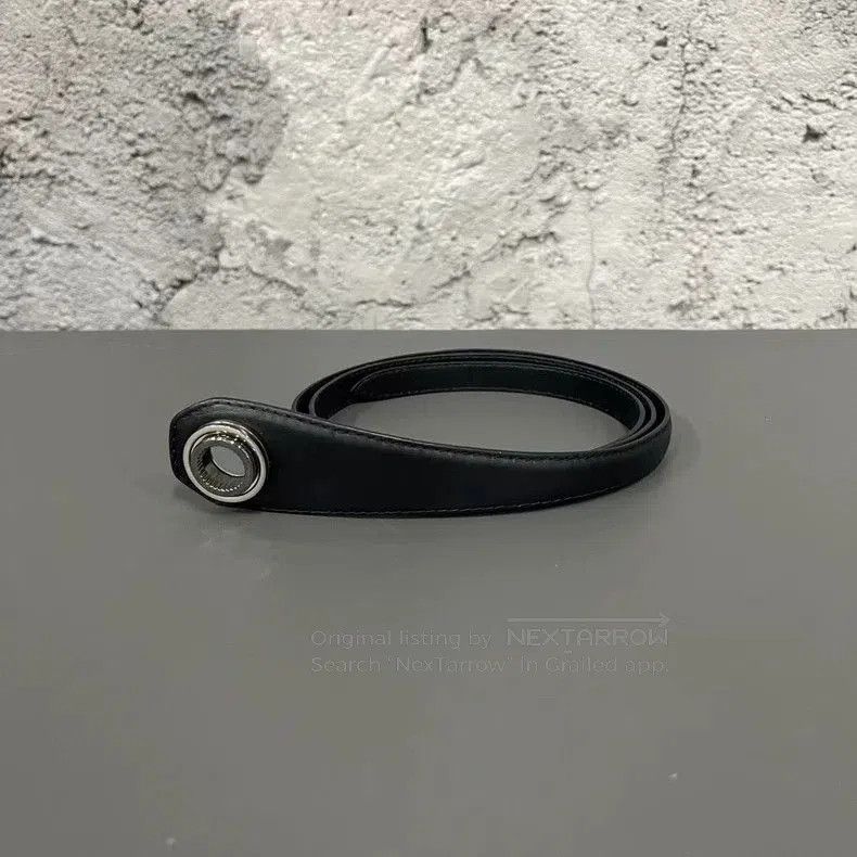Dior dior black leather belt with sleek design. Size ONE SIZE - 2 Thumbnail