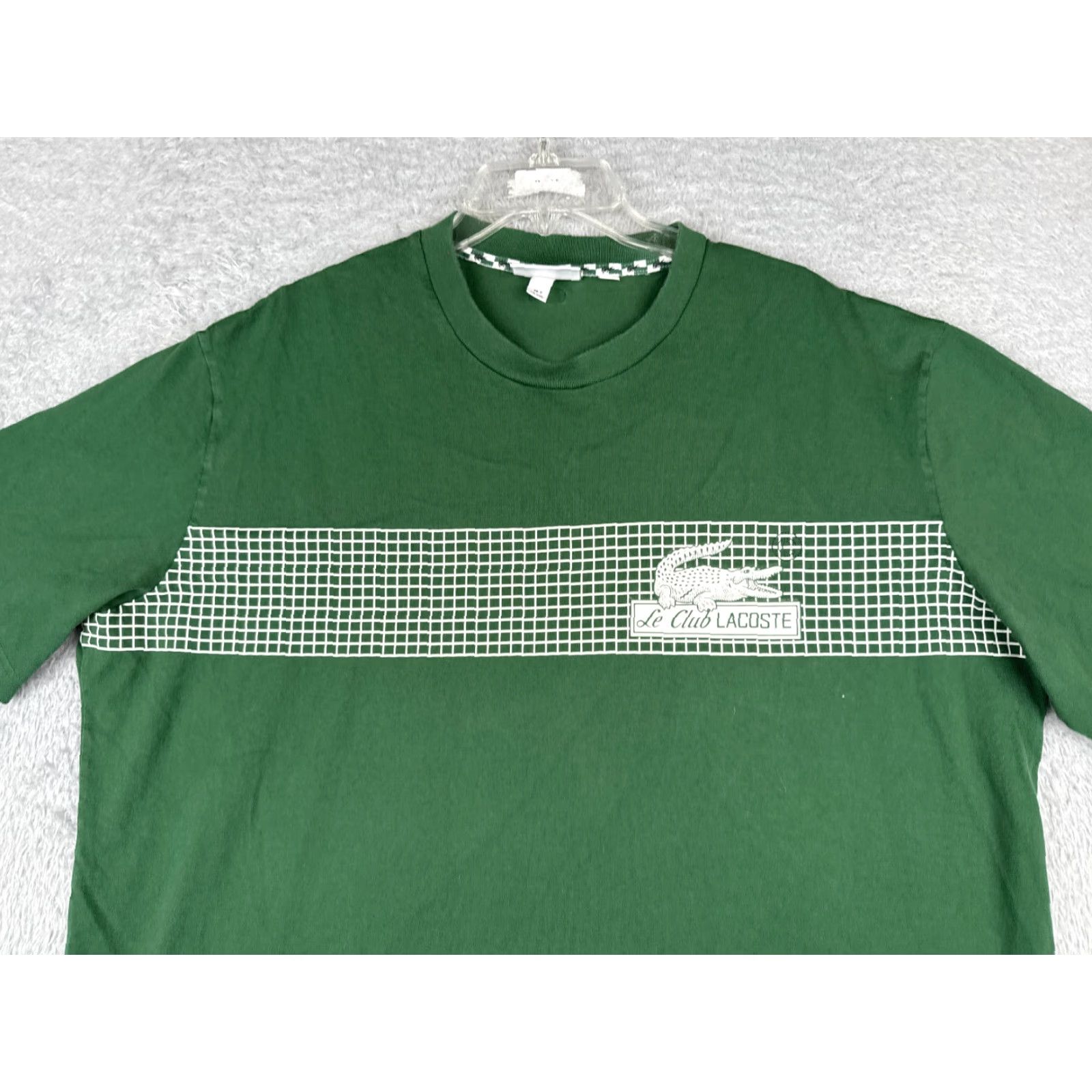 Lacoste Lacoste Shirt Adult 2XL Green Crew Neck Short Sleeve Cotton Tennis Logo Embroidered Men’s Shirt Size US XXL / EU 58 / 5 - 4 Thumbnail