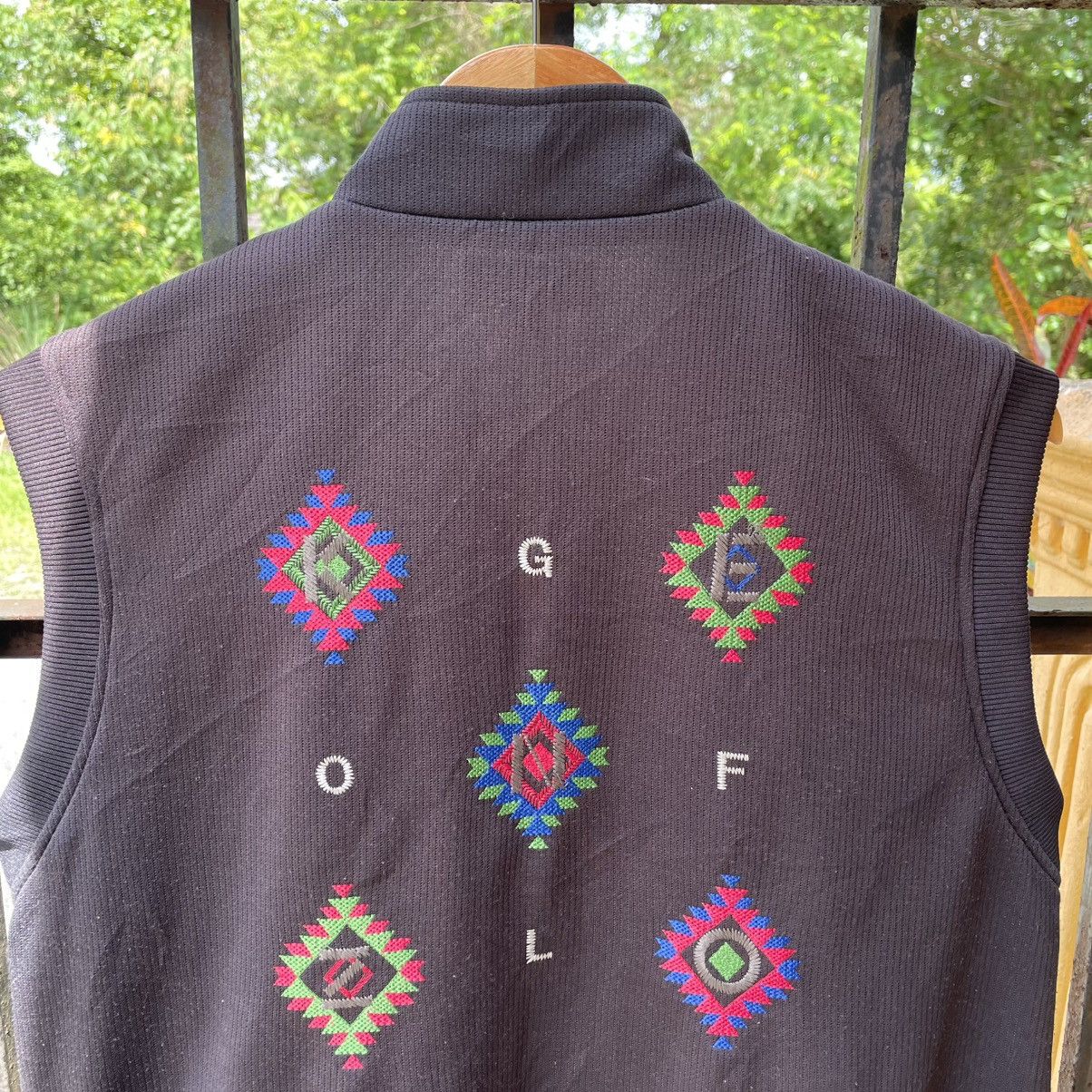 Designer × Kenzo × Vintage 🔥🇯🇵Vintage Kenzo Golf Embroidered Navajo Zipper Vests Jacket Size US S / EU 44-46 / 1 - 6 Thumbnail