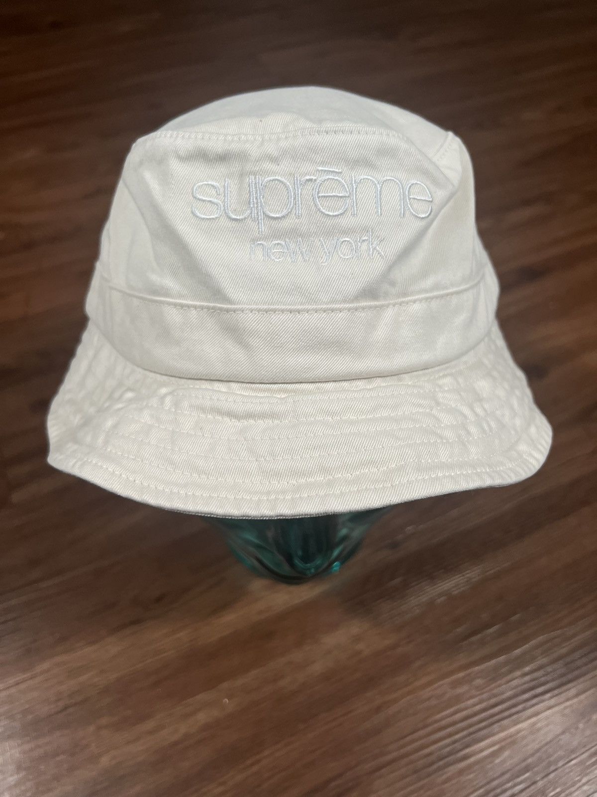 Crusher Bucket Supreme Bucket Hat White Supreme Playoffs Mesh