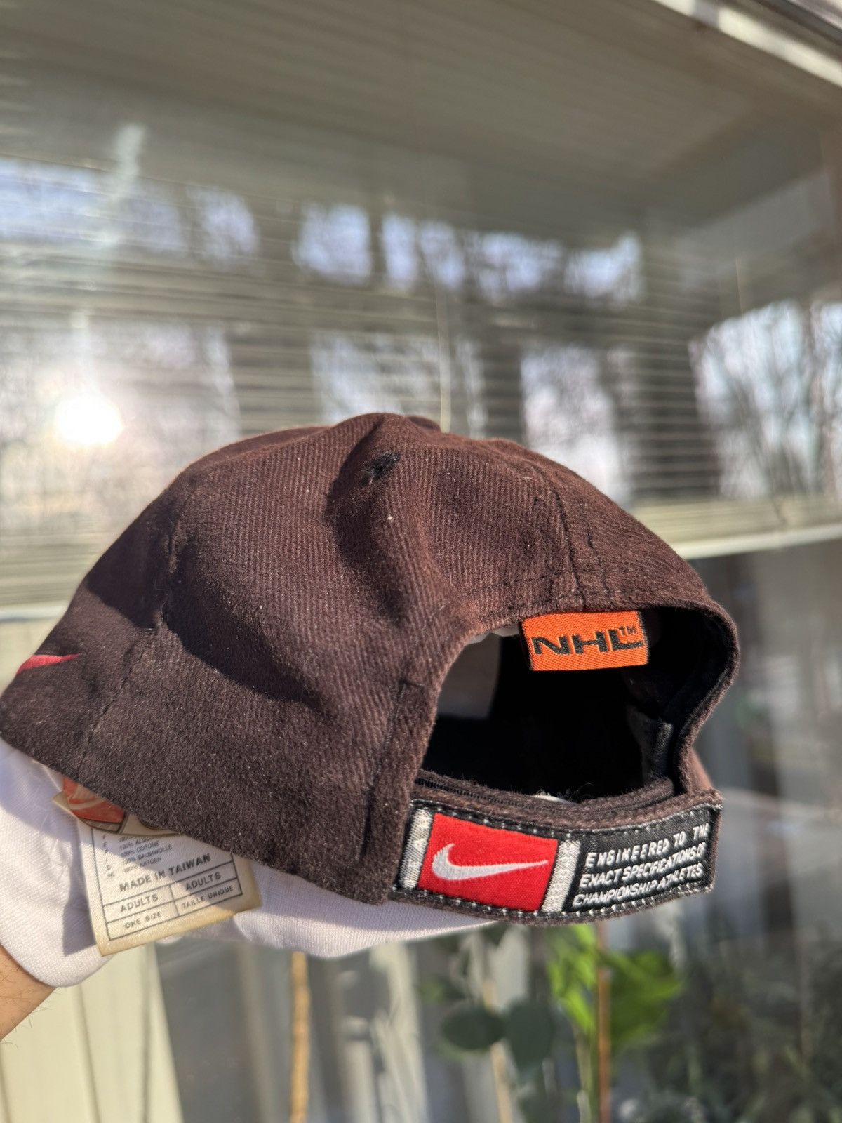 NHL × Nike Vintage NHL CHICAGO Blackhawks Nike 00s cap rare hat Size ONE SIZE - 3 Thumbnail