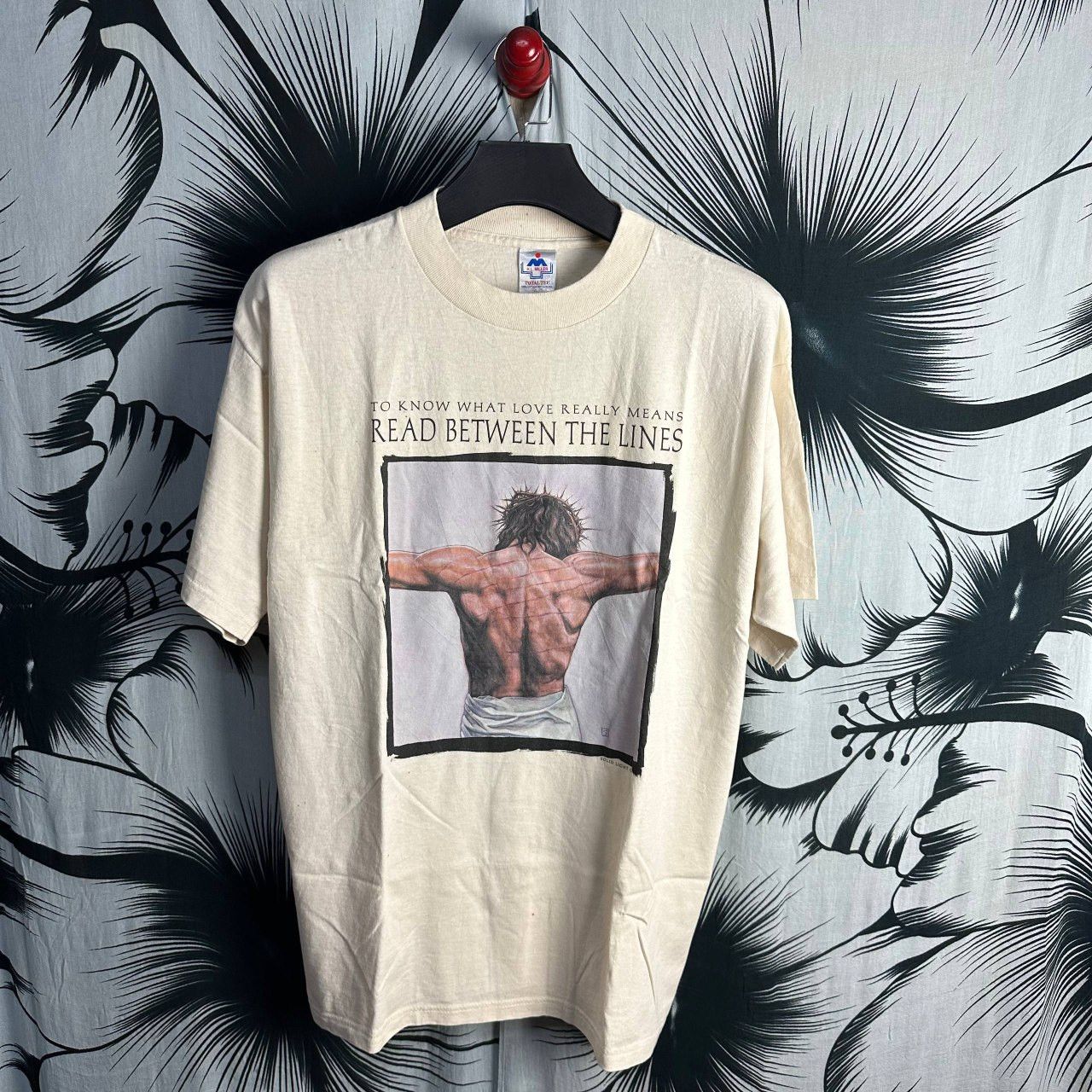 Vintage Vintage 90s Jesus Christ Holy Religion T-Shirt Size US XL / EU 56 / 4 - 1 Thumbnail