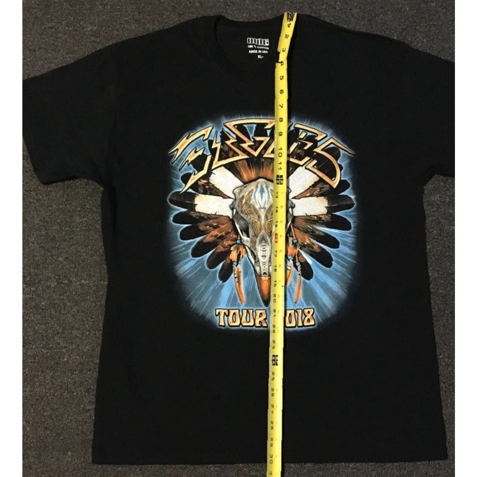 Vintage VINTAGE Eagles 2018 Tour Shirt XL Concert Rock Band The Rolling Stones T-Shirt Men Black Short Sleeve 100% Cotton Graphic Tee Size US XL / EU 56 / 4 - 7 Thumbnail