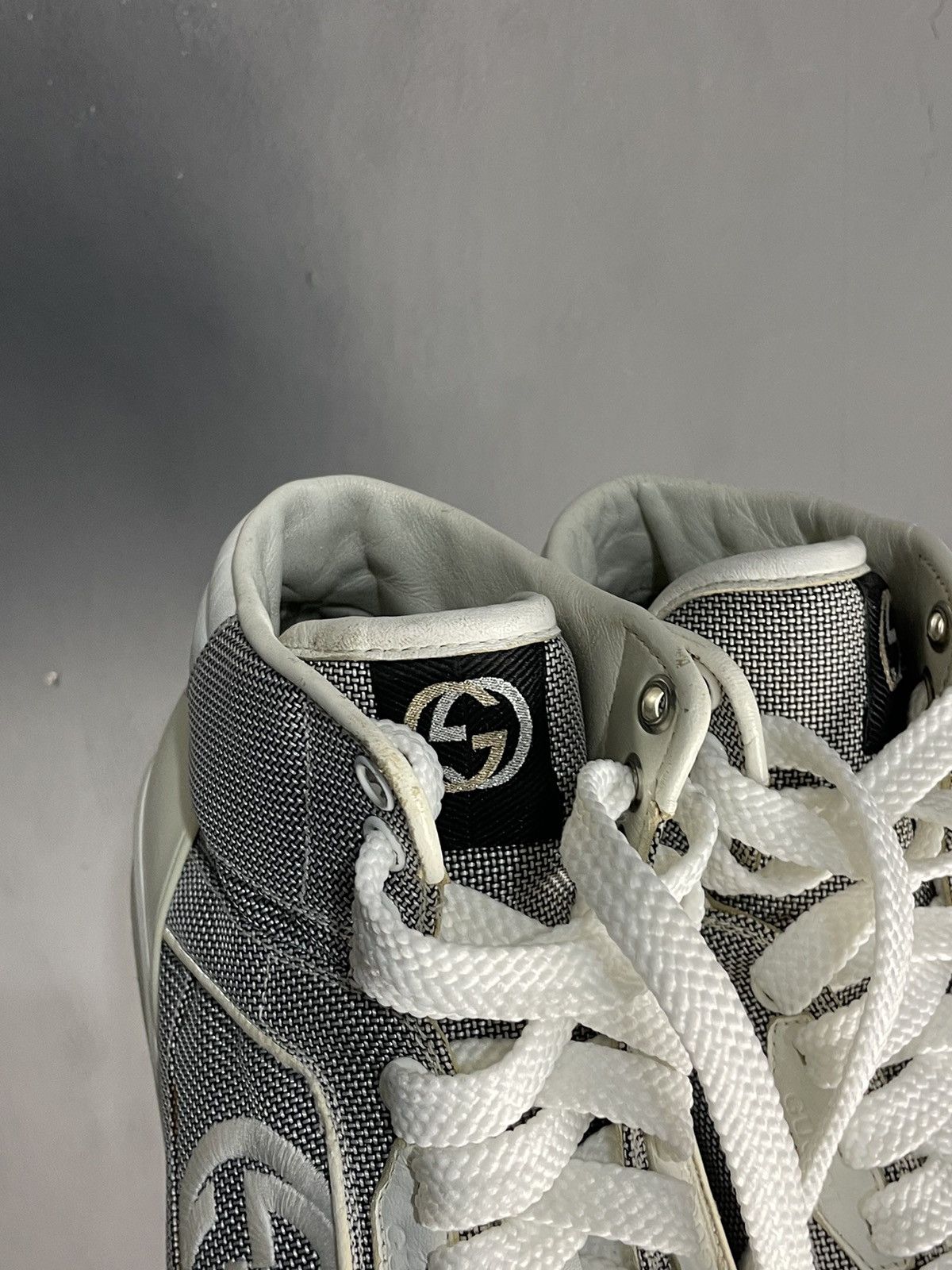 Gucci Gucci Gray High Top Sneakers Size US 8 / EU 41 - 5 Thumbnail