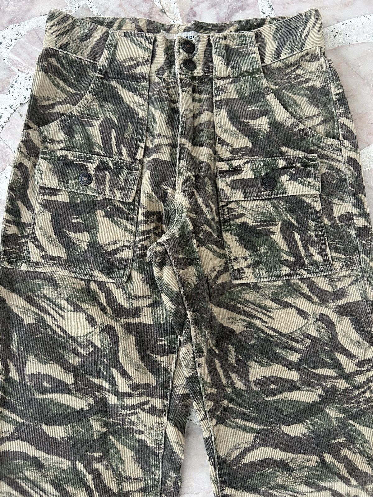 Kapital Kapital Camo Corduroy Japan Vintage Trousers Size US 27 - 3 Thumbnail