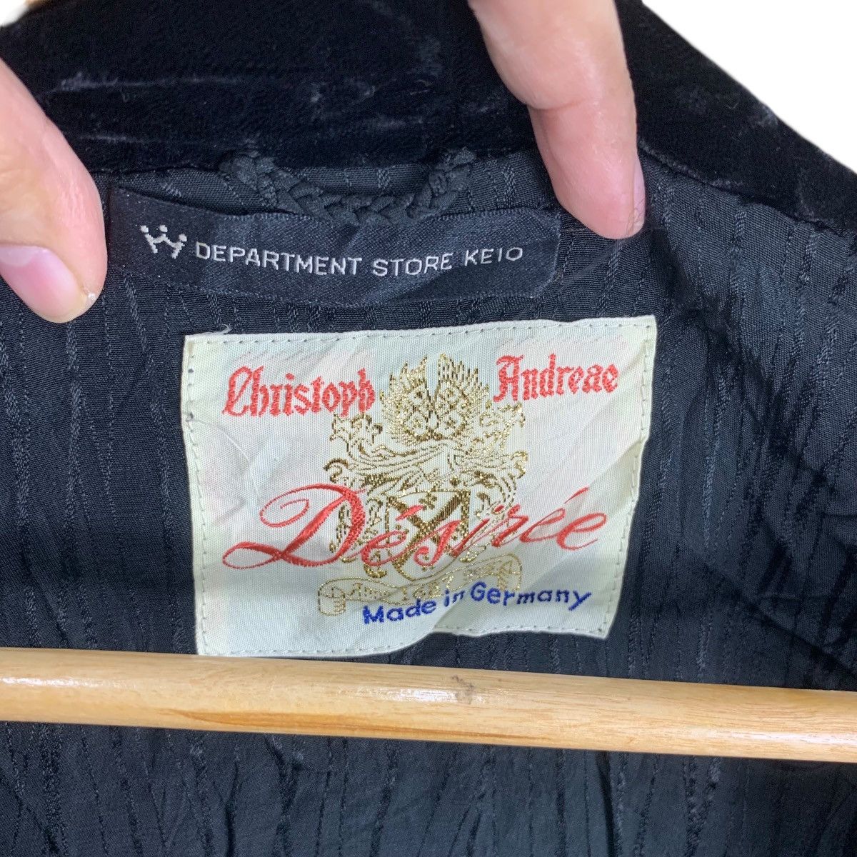 Vintage Vintage CHRISOPH ANDREAE Made In Germany Jacket Heavy Coat Size L / US 10 / IT 46 - 7 Thumbnail