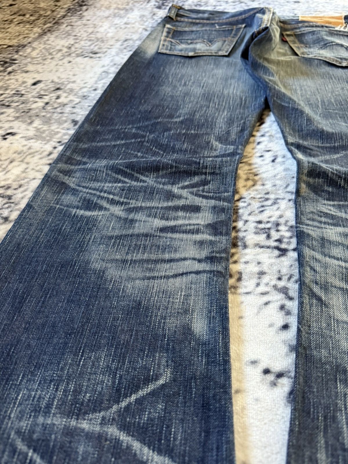 Edwin Rare Edwin 511 X-ray Shadow Wash Flared Jeans Size US 32 / EU 48 - 20 Thumbnail