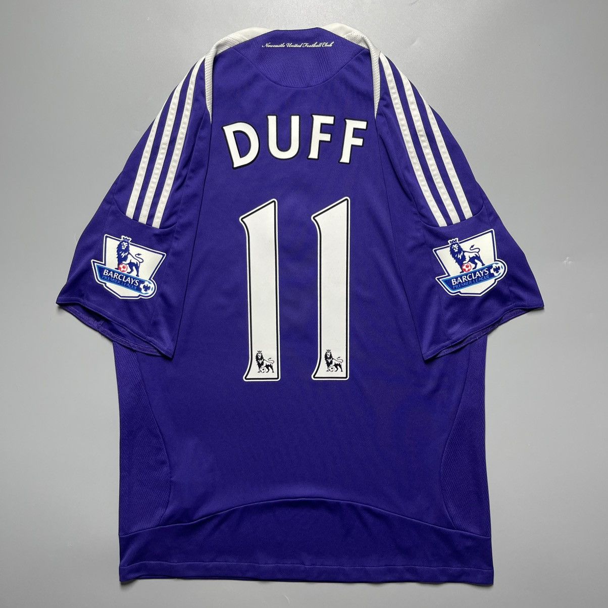 Adidas NEWCASTLE ADIDAS 2008/2009 FOOTBALL AWAY JERSEY #11 DUFF Size US M / EU 48-50 / 2 - 1 Thumbnail