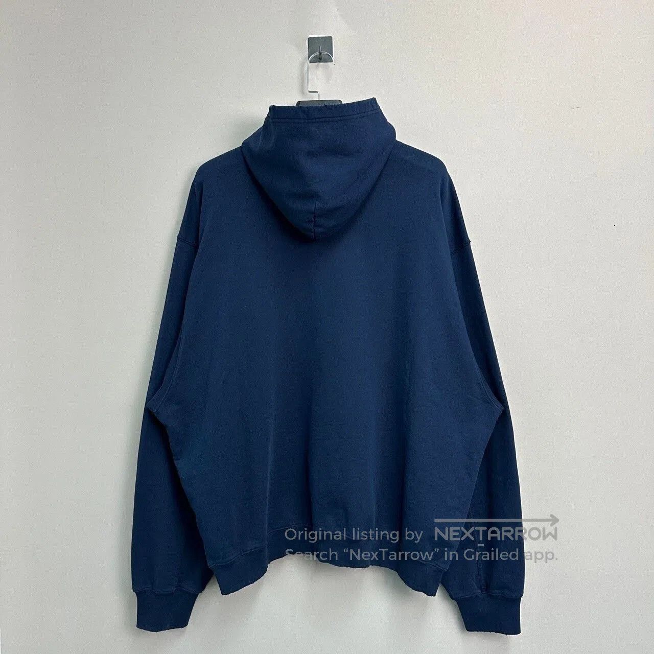 Balenciaga balenciaga new letter hoodie in dark blue. Size US M / EU 48-50 / 2 - 2 Thumbnail
