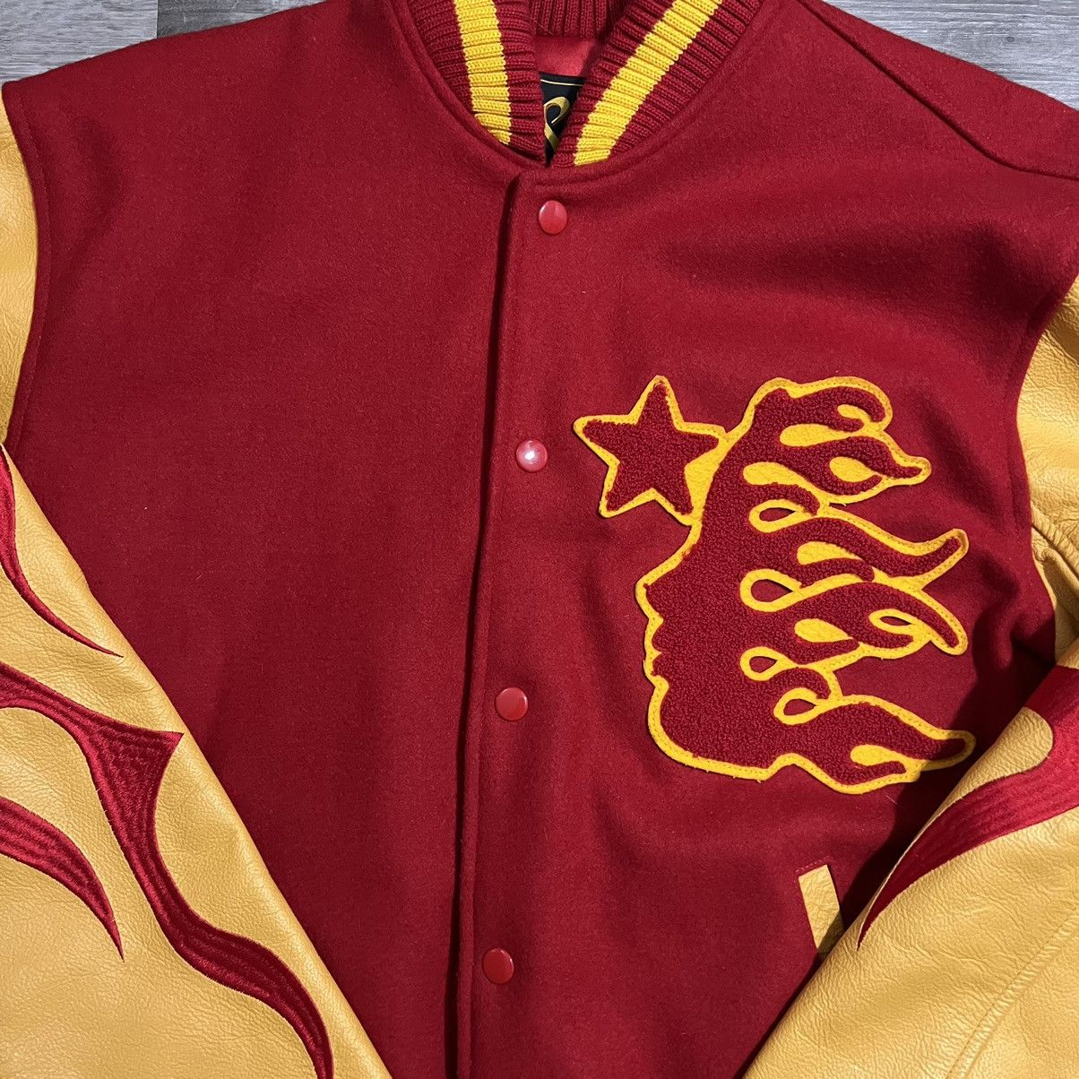 HELLSTAR Hellstar Werewolf Letterman Varsity Jacket Size US L / EU 52-54 / 3 - 3 Thumbnail