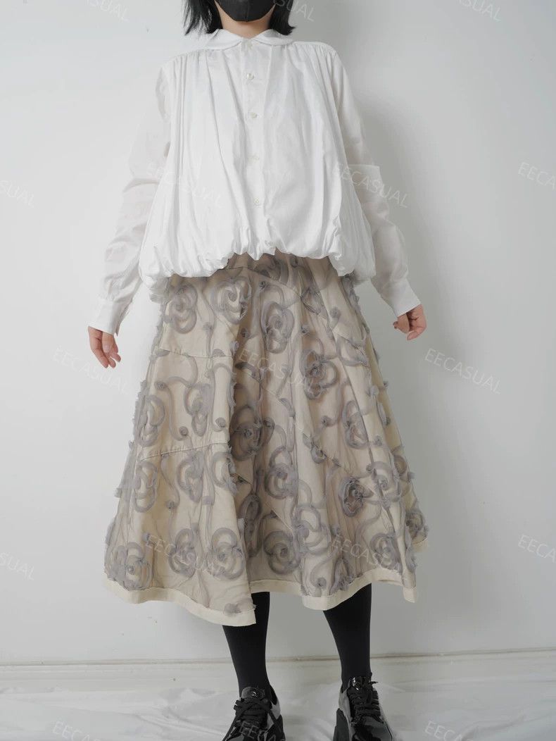 Cdg Tricot Skirt Comme Des Garcons Plaid Skirt Frill Wrap Gingham