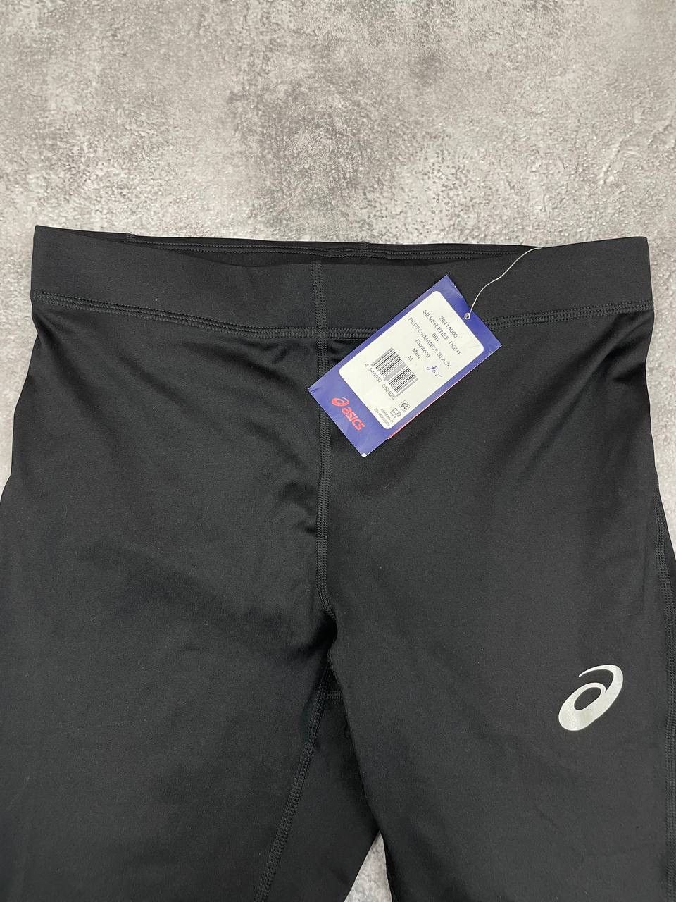 Asics ASICS NWT Men Running Tights Black Silver Knee Tight Size M Size 26" / US 2 / IT 38 - 2 Thumbnail