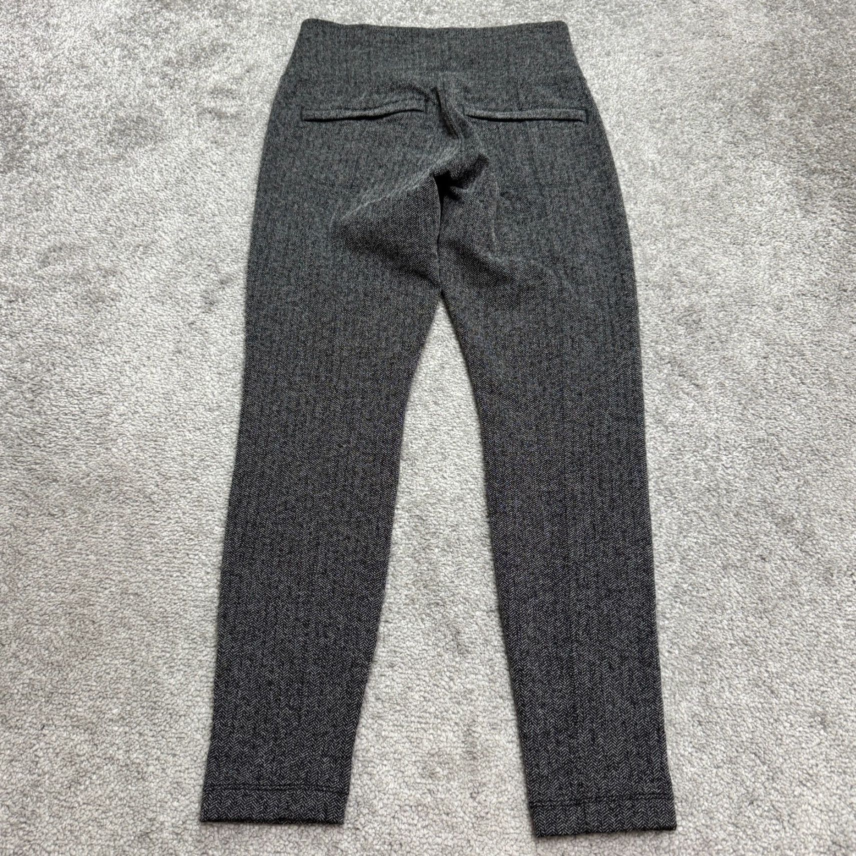 Athleta Athleta Leggings Womens Small Gray High Rise Delancey Herringbone Active NWOT Size 28" / US 6 / IT 42 - 2 Thumbnail