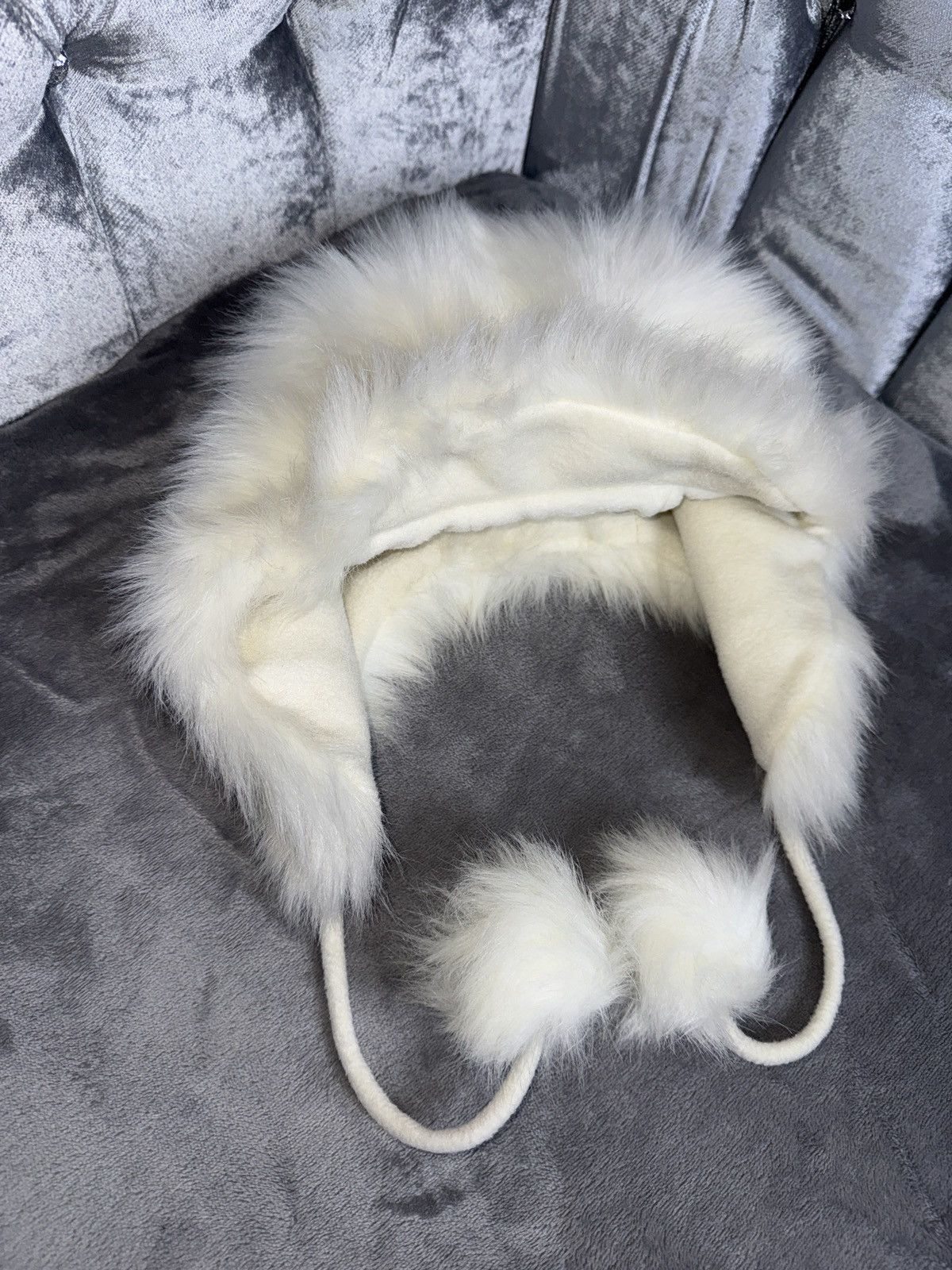 Japanese Brand Y2k avantgarde ushanka pilot hat winter russian hat japan Size ONE SIZE - 4 Thumbnail