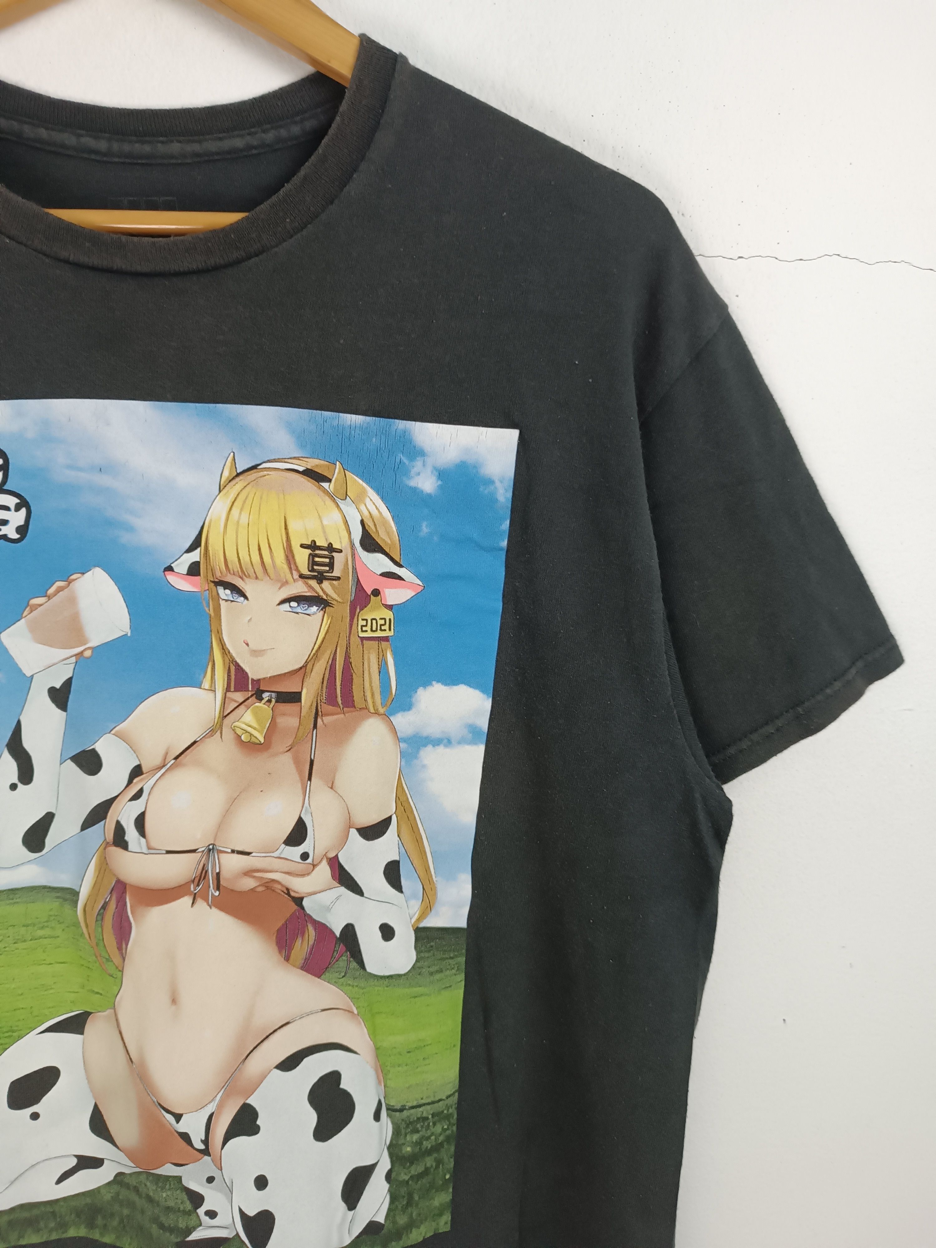 Anime VINTAGE FUWA FUWA MOMMY MILKERS SEXY CUTE PORN HUMOR TEE Size US L / EU 52-54 / 3 - 6 Thumbnail