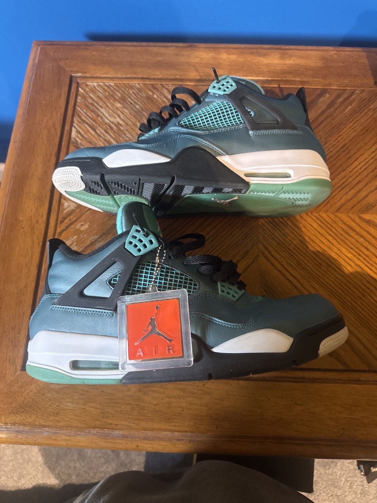 Jordan Brand Jordan Retro 4 Teal Size US 12 / EU 45 - 4 Thumbnail