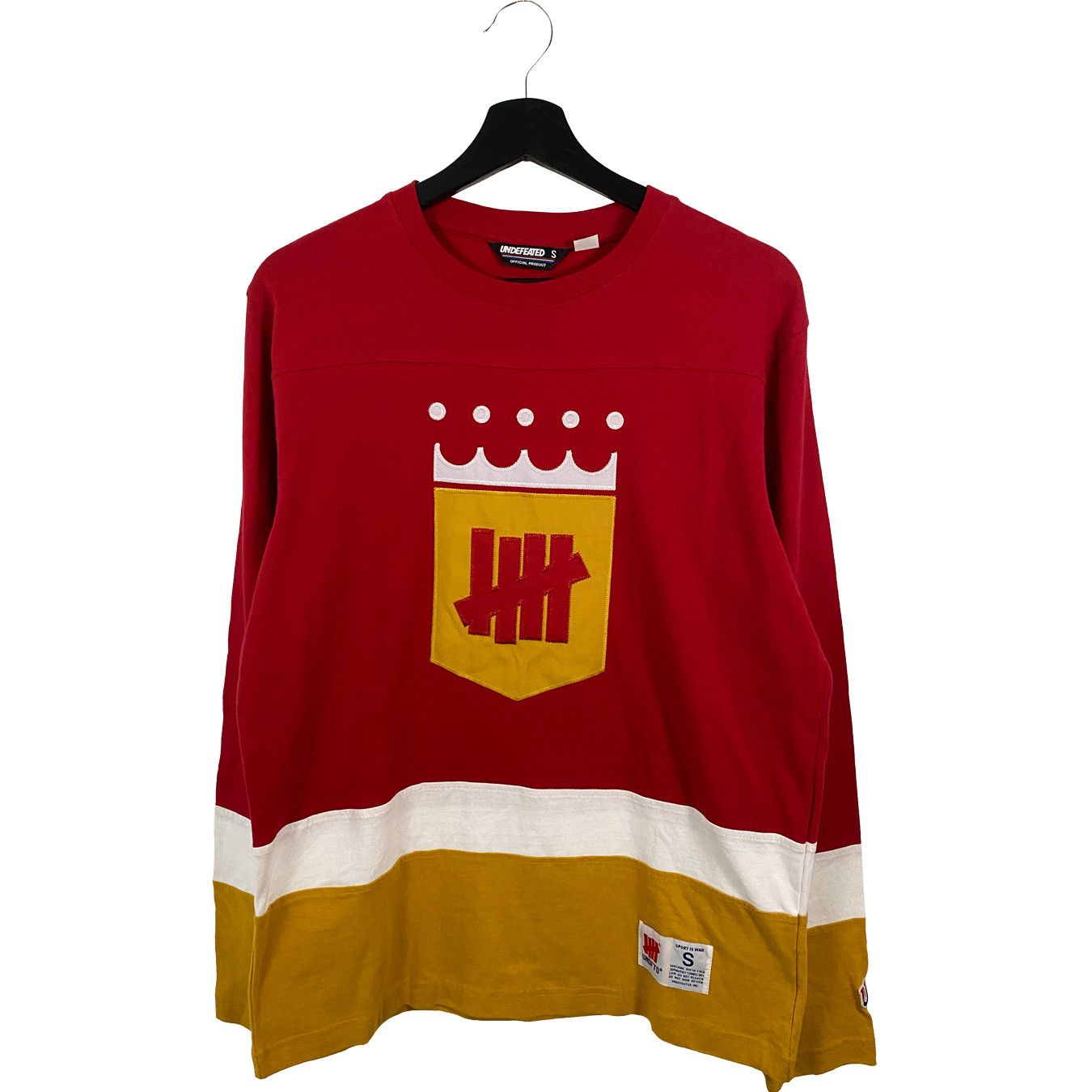 Undefeated Undefeated Hockey Jersey Style Longsleeve Sweater Size US S / EU 44-46 / 1 - 1 Thumbnail