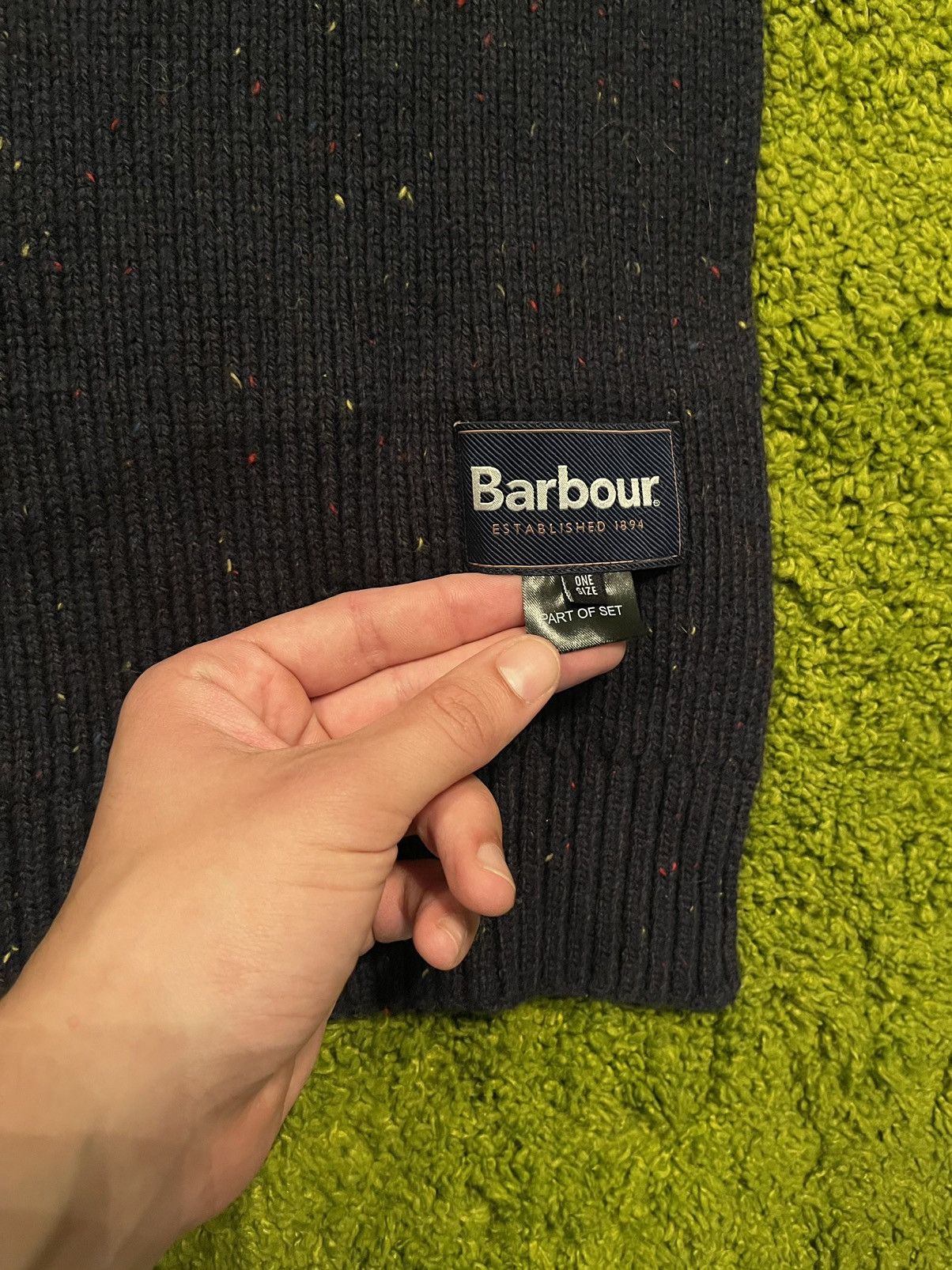 Barbour × Designer Barbour wool blend scarf Size ONE SIZE - 3 Thumbnail