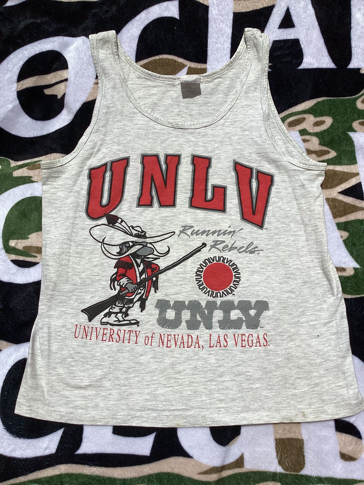 NCAA × Vintage Vintage 90s UNLV runnin rebels Miller USA made M tank top Size US M / EU 48-50 / 2 - 1 Thumbnail