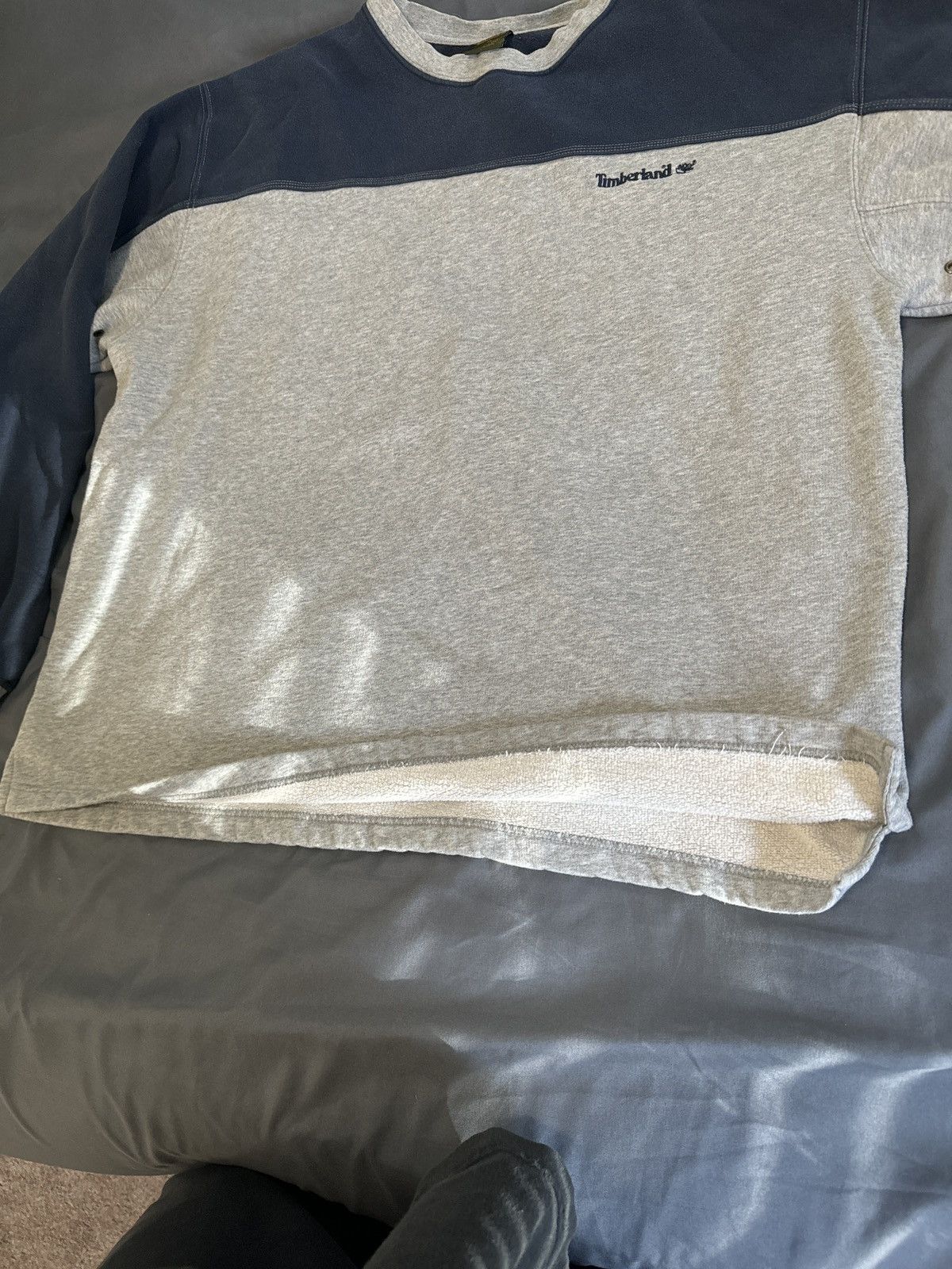 Timberland VINTAGE TIMBERLAND FADED WASHED EMBROIRED BOXY LOGO CREWNECK Size US XL / EU 56 / 4 - 4 Thumbnail
