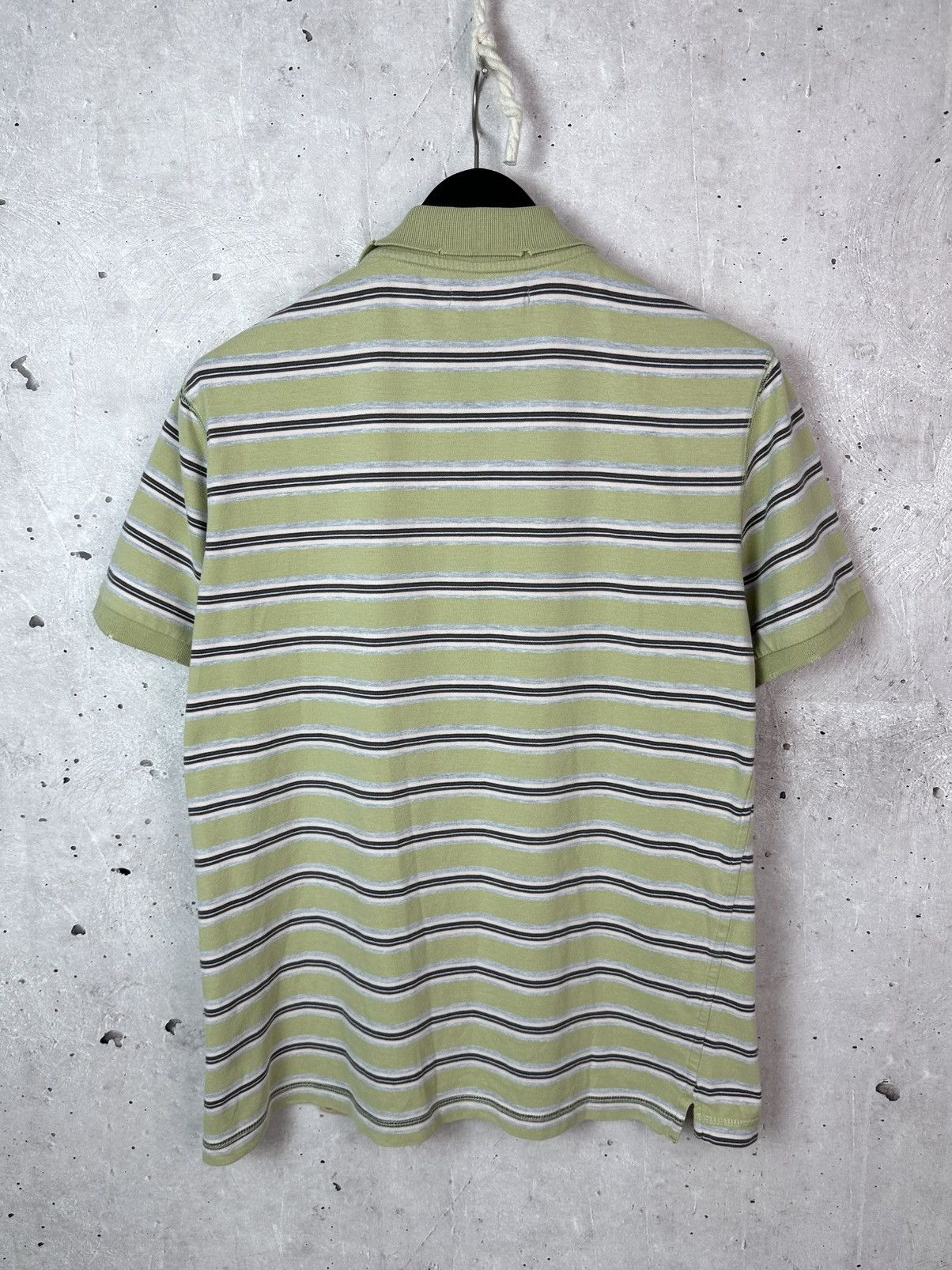 Nigel Cabourn Nigel Cabourn Utility Stripped Distressed Men’s Cotton Polo Size US L / EU 52-54 / 3 - 9 Thumbnail