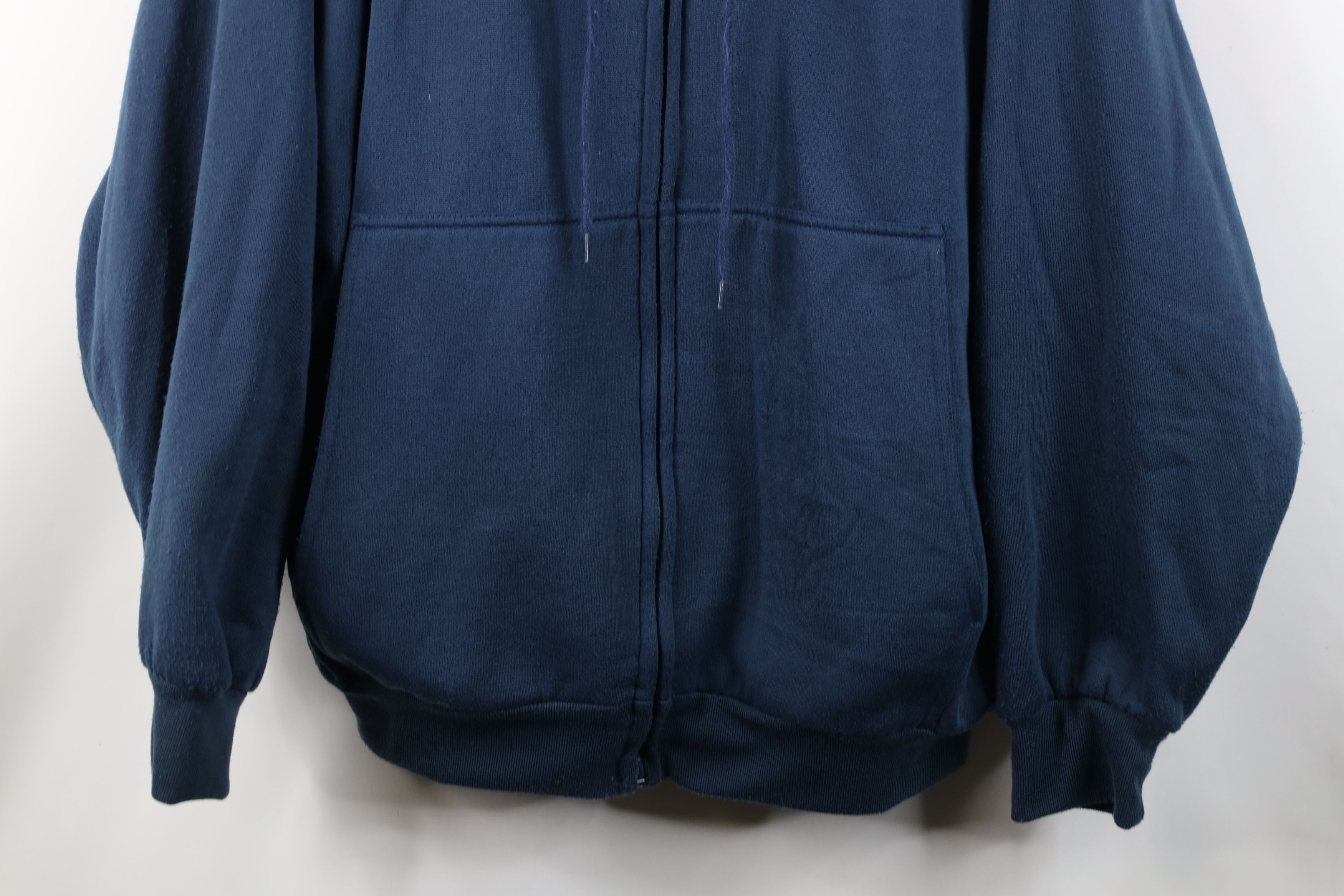Vintage Vintage 90s Streetwear Thermal Waffle Knit Lined Hoodie Size US XL / EU 56 / 4 - 3 Thumbnail