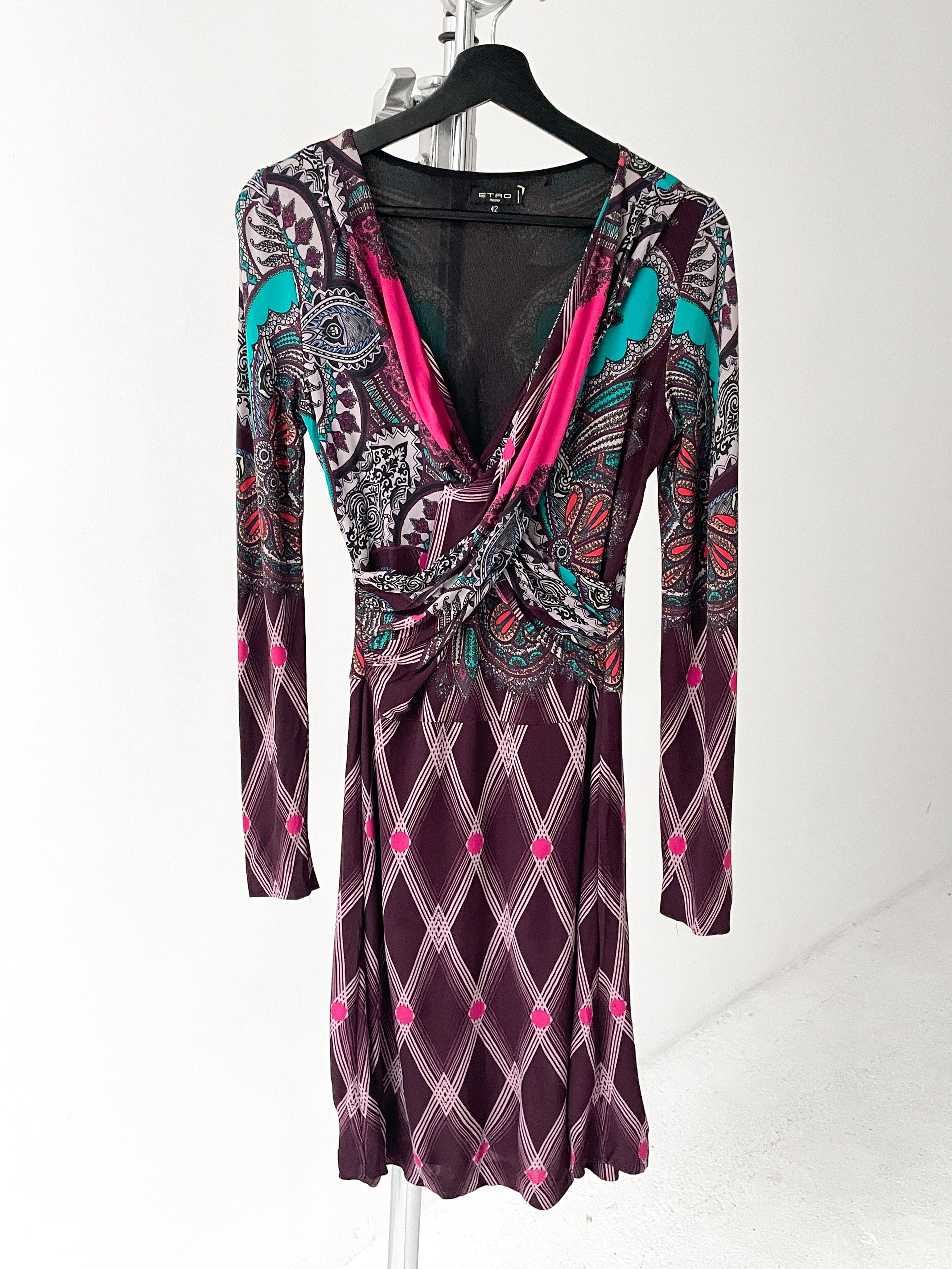 Etro geometric print dress Size S / US 4 / IT 40 - 7 Thumbnail