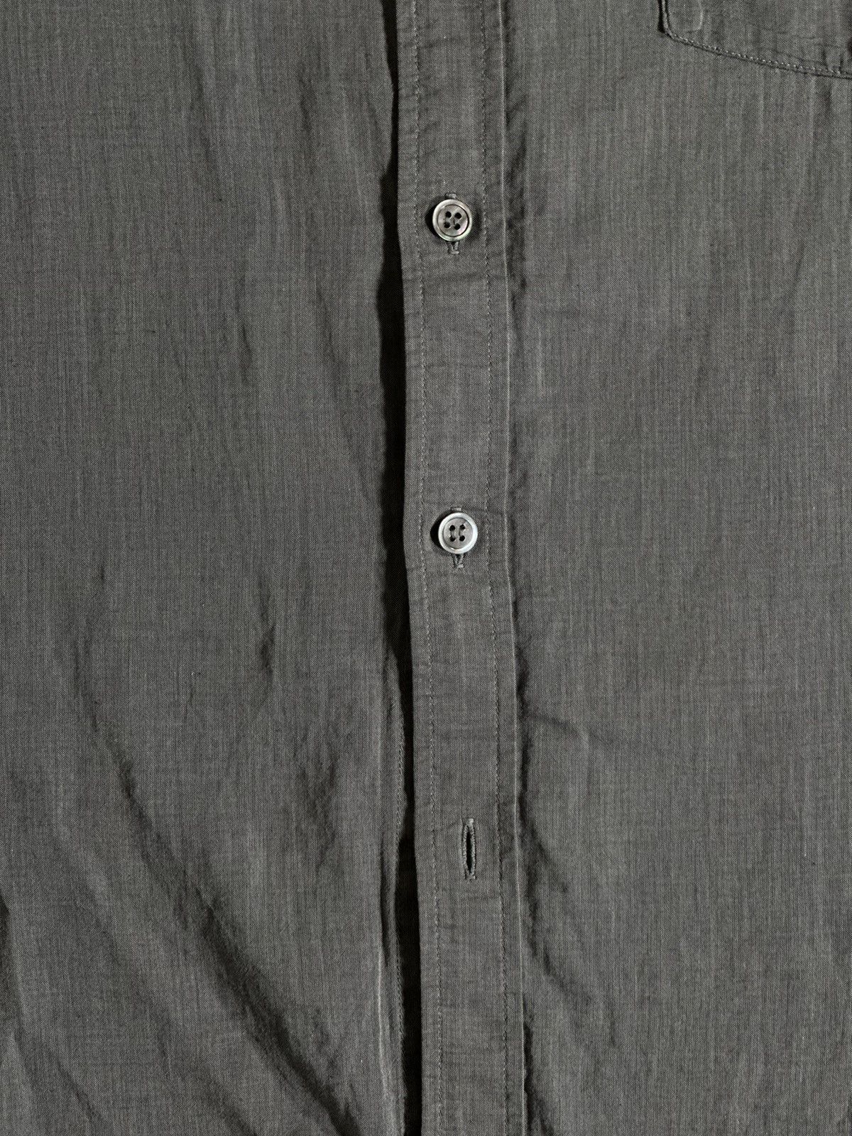 Japanese Brand × Yohji Yamamoto Yohji Yamamoto Asymmetric Shirt Distressed Japanese Classic Size US L / EU 52-54 / 3 - 9 Thumbnail