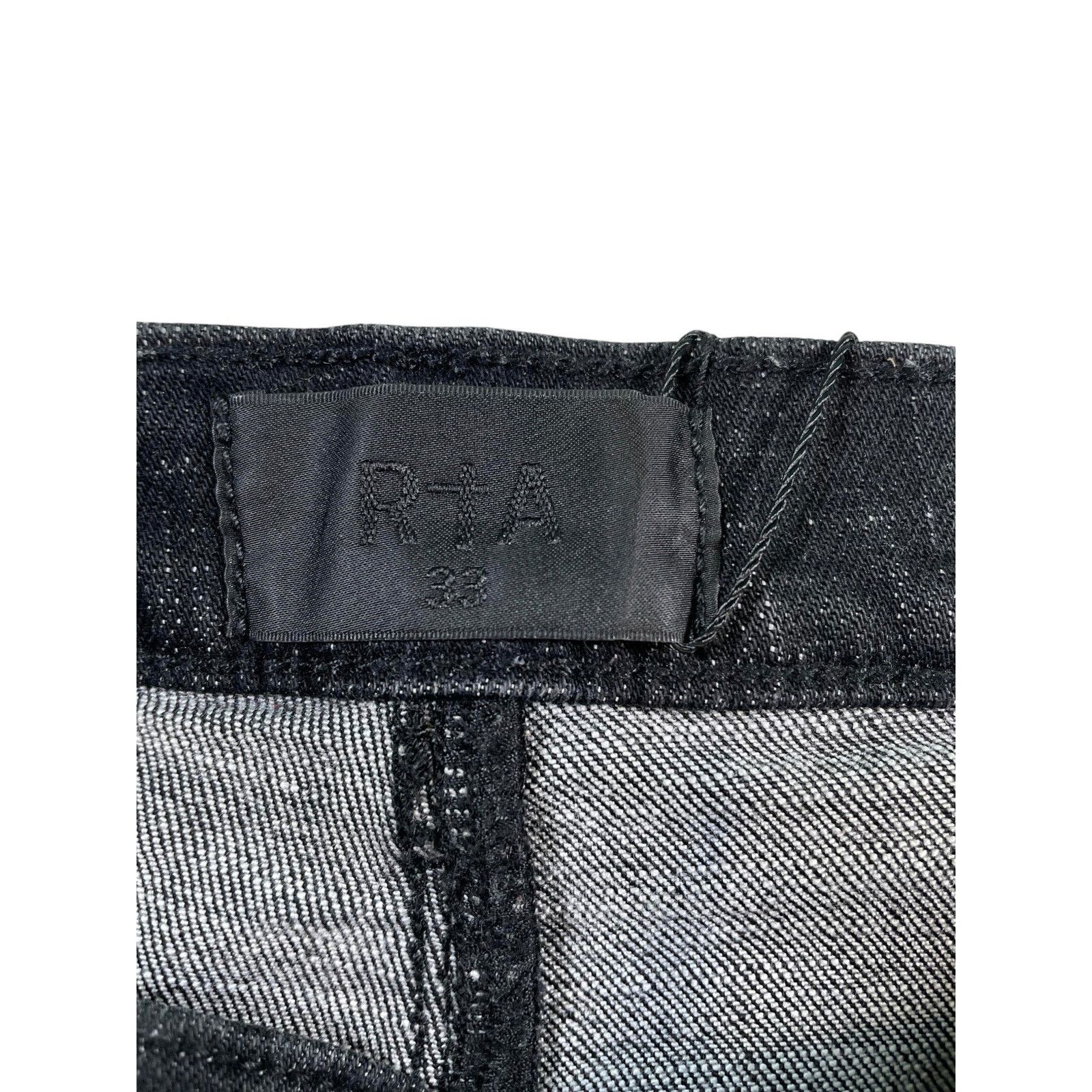 Rta RTA Splatter Ripped Black Wash Jeans Size US 33 - 4 Thumbnail