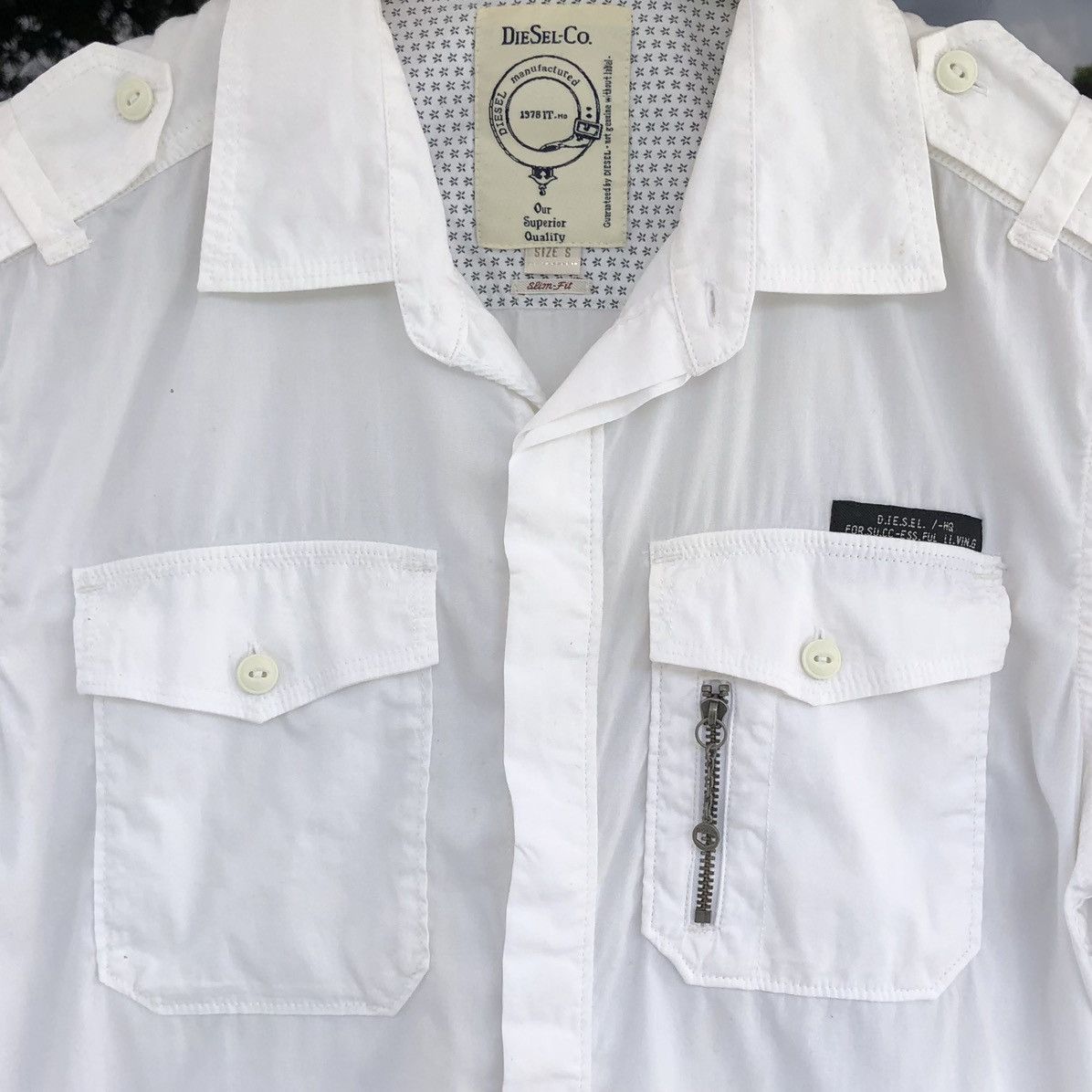 Diesel DIESEL-CO Slim Fits Short Sleeve Shirt Size US S / EU 44-46 / 1 - 3 Thumbnail