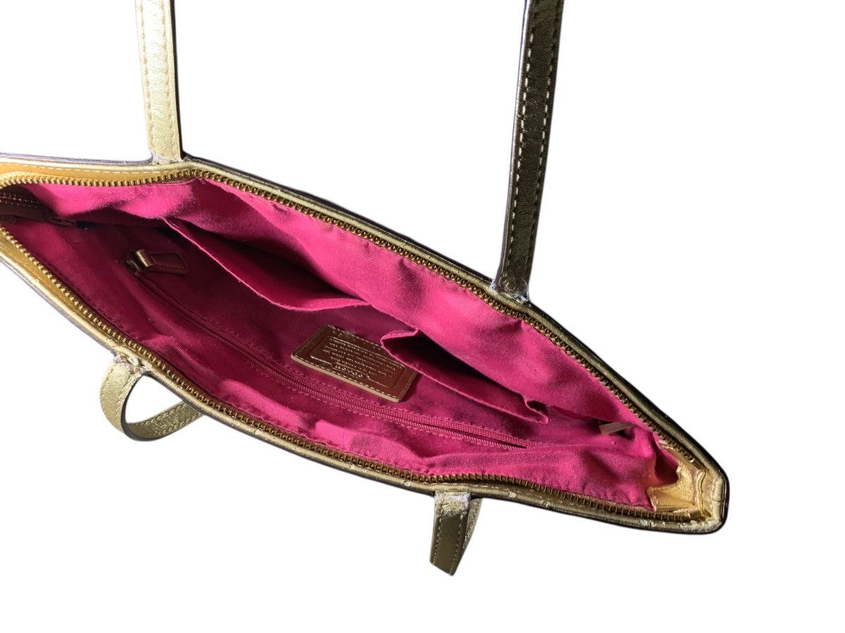 Coach Coach Poppy Glam Hand Bag (item#155) Size ONE SIZE - 6 Thumbnail