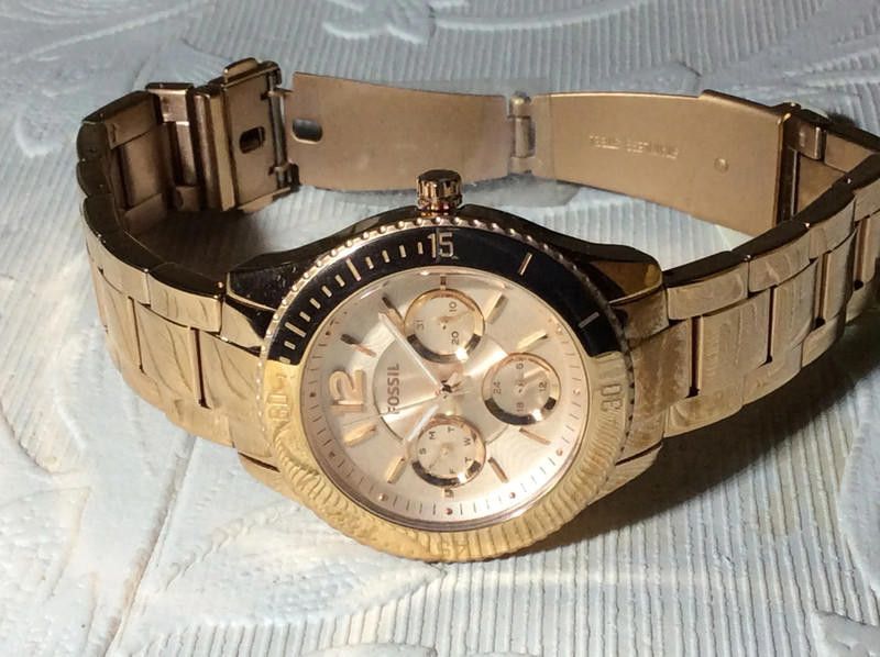 Fossil Fossil Men's Rose gold Stainless steel bracelet watch Size ONE SIZE - 11 Thumbnail
