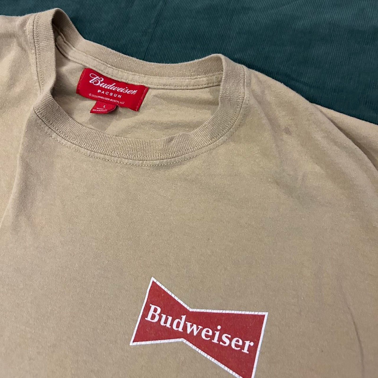 Pacsun Pacsun x budweiser t shirt Size US L / EU 52-54 / 3 - 2 Thumbnail