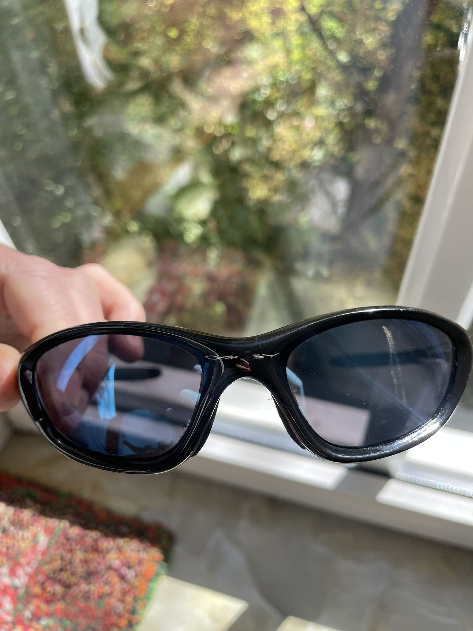 Oakley Oakley XX Twenty w/ Polished Black, Ice Iridium Lenses Size ONE SIZE - 5 Thumbnail