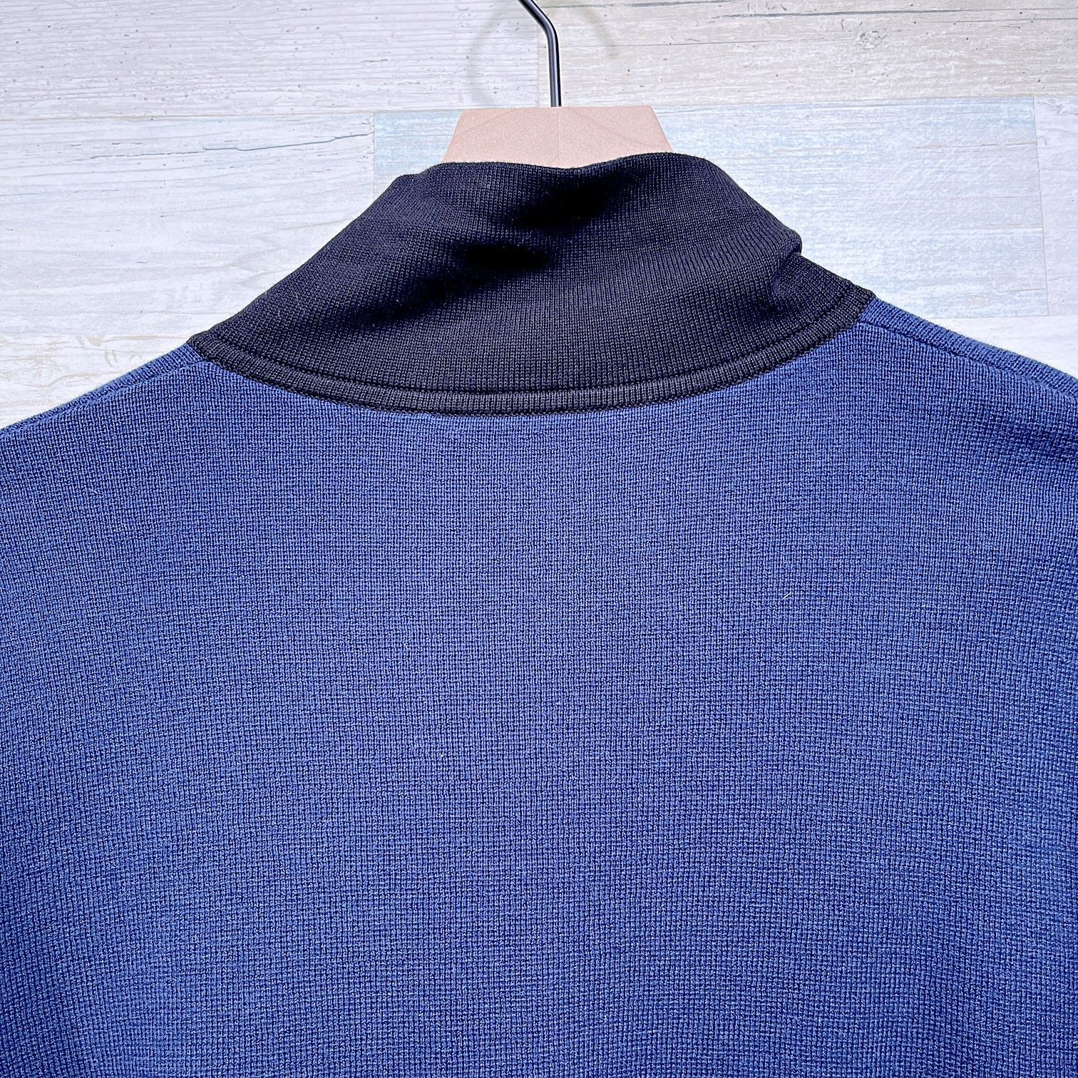 Other Belford Pima Cotton Snap Funnel Jacket Blue Womens Medium Size M / US 6-8 / IT 42-44 - 5 Thumbnail