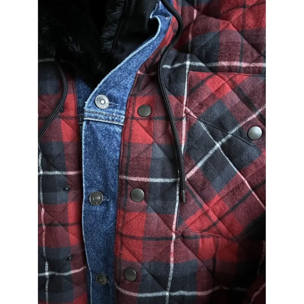 Balenciaga BALENCIAGA 18FW RUNWAY COLLECTION Layered Denim Jacket Size US M / EU 48-50 / 2 - 3 Thumbnail