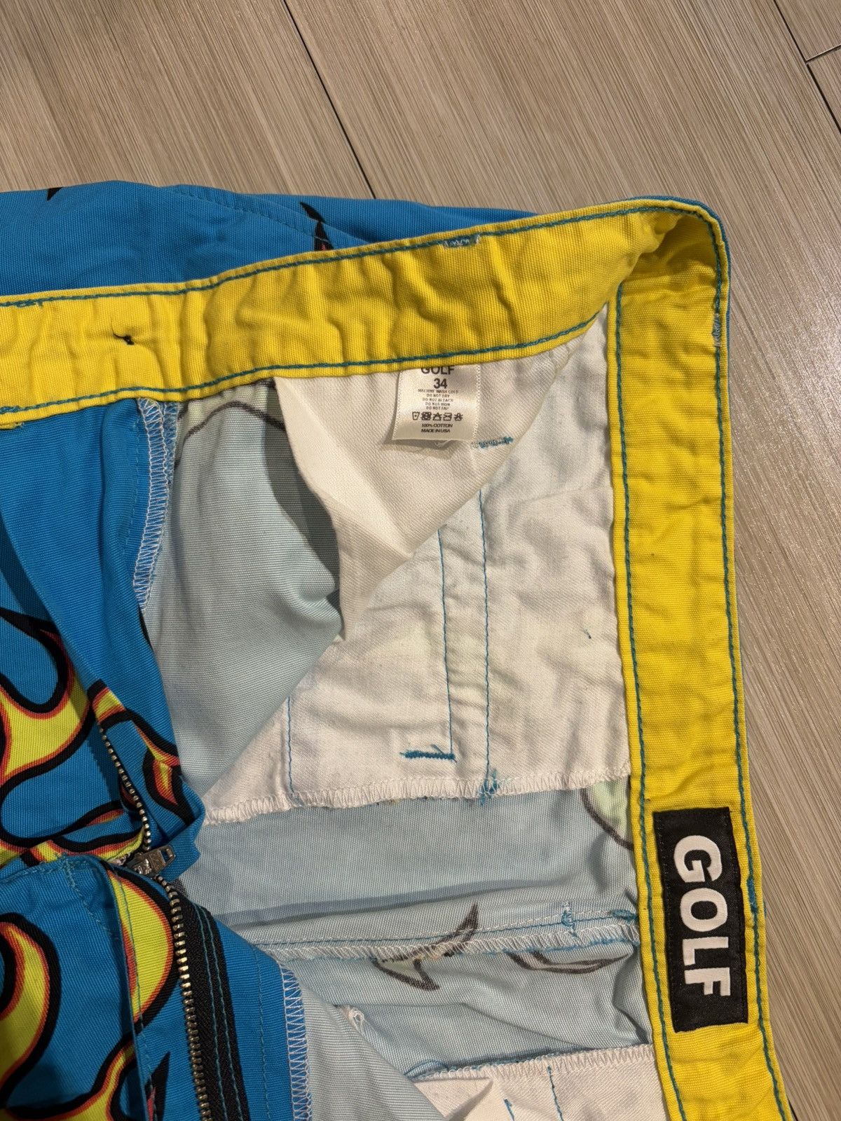 Golf Wang Golf Wang Flame Pants Size US 34 / EU 50 - 4 Thumbnail