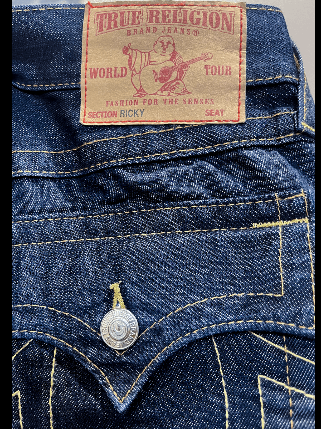 True Religion TRUE RELIGION Y2K VINTAGE Ricky FLap Pocket Jeans Size US 31 - 6 Thumbnail