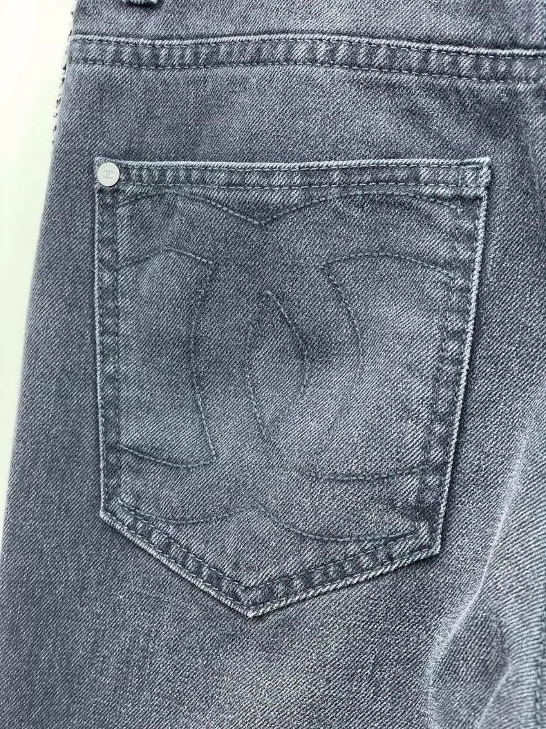 Chanel Chanel Black and gray jeans 2504-Nextarrow Size 24" / US 00 / IT 34 - 3 Thumbnail