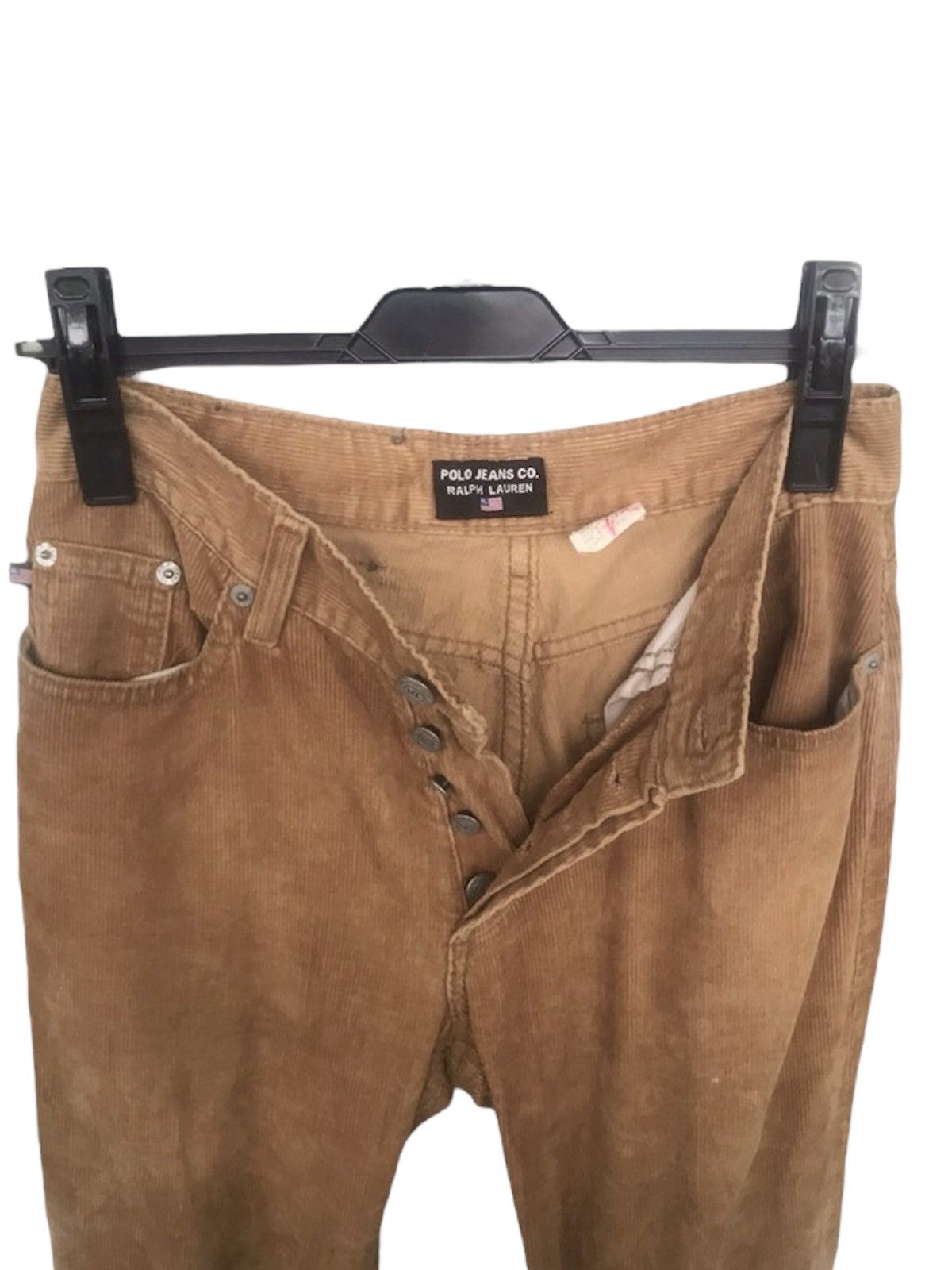 Polo Ralph Lauren Vintage 90s Ralph Lauren Button Fly Corduroy Pants Size US 28 / EU 44 - 6 Thumbnail