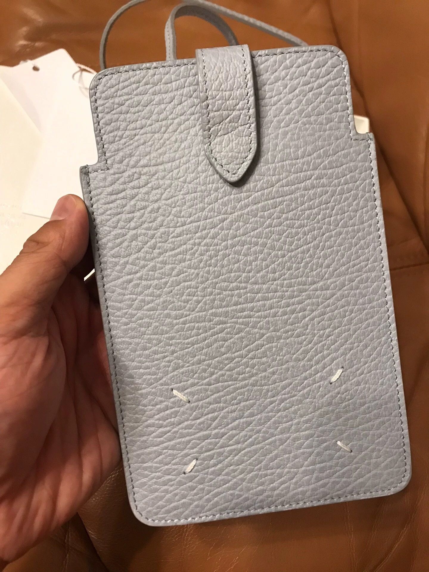 Maison Margiela Maison Margiela Phone Pouch Elephant Gray Adjustable Size ONE SIZE - 2 Thumbnail